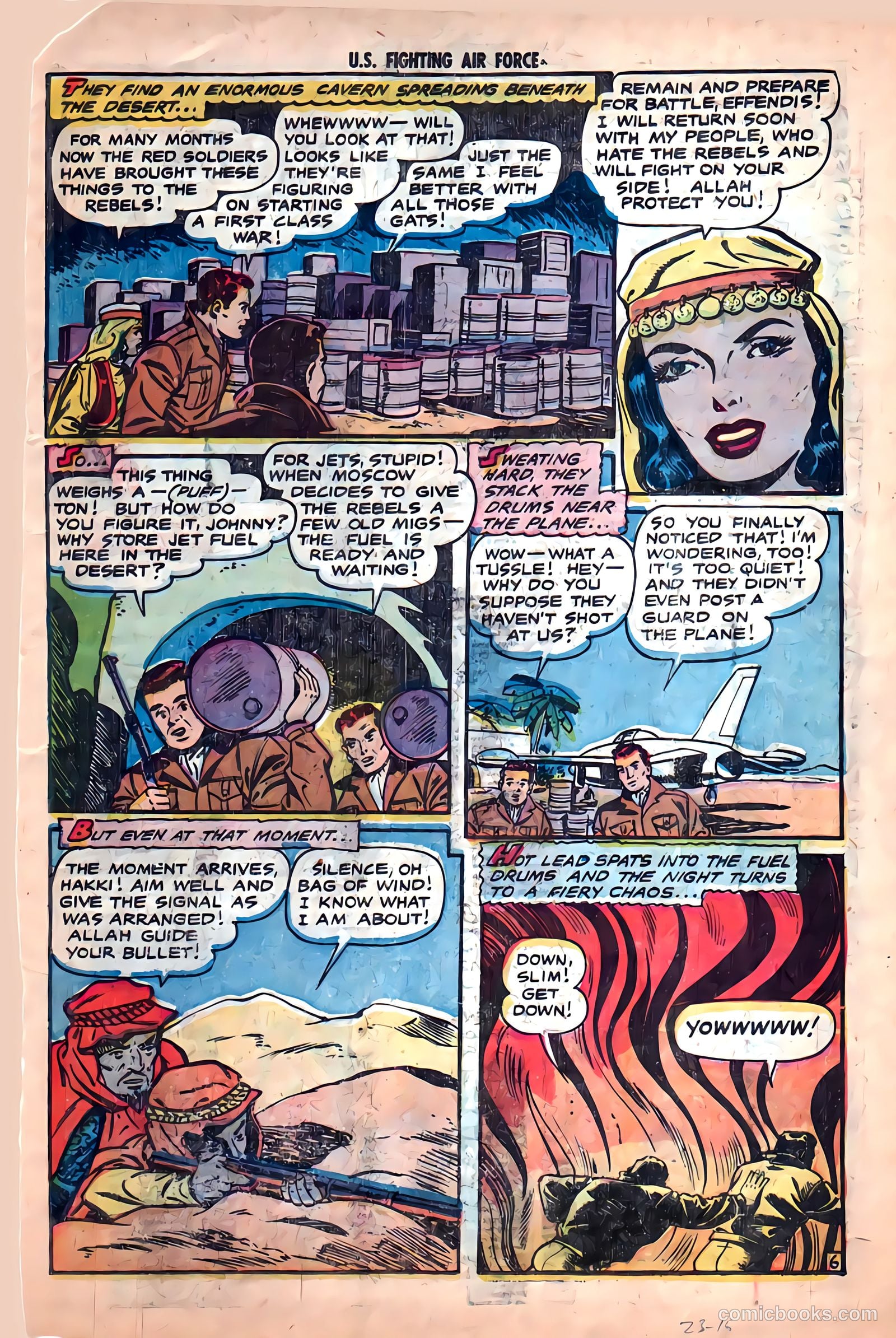 U.S. Fighting Air Force #23 (1956) — page 15
