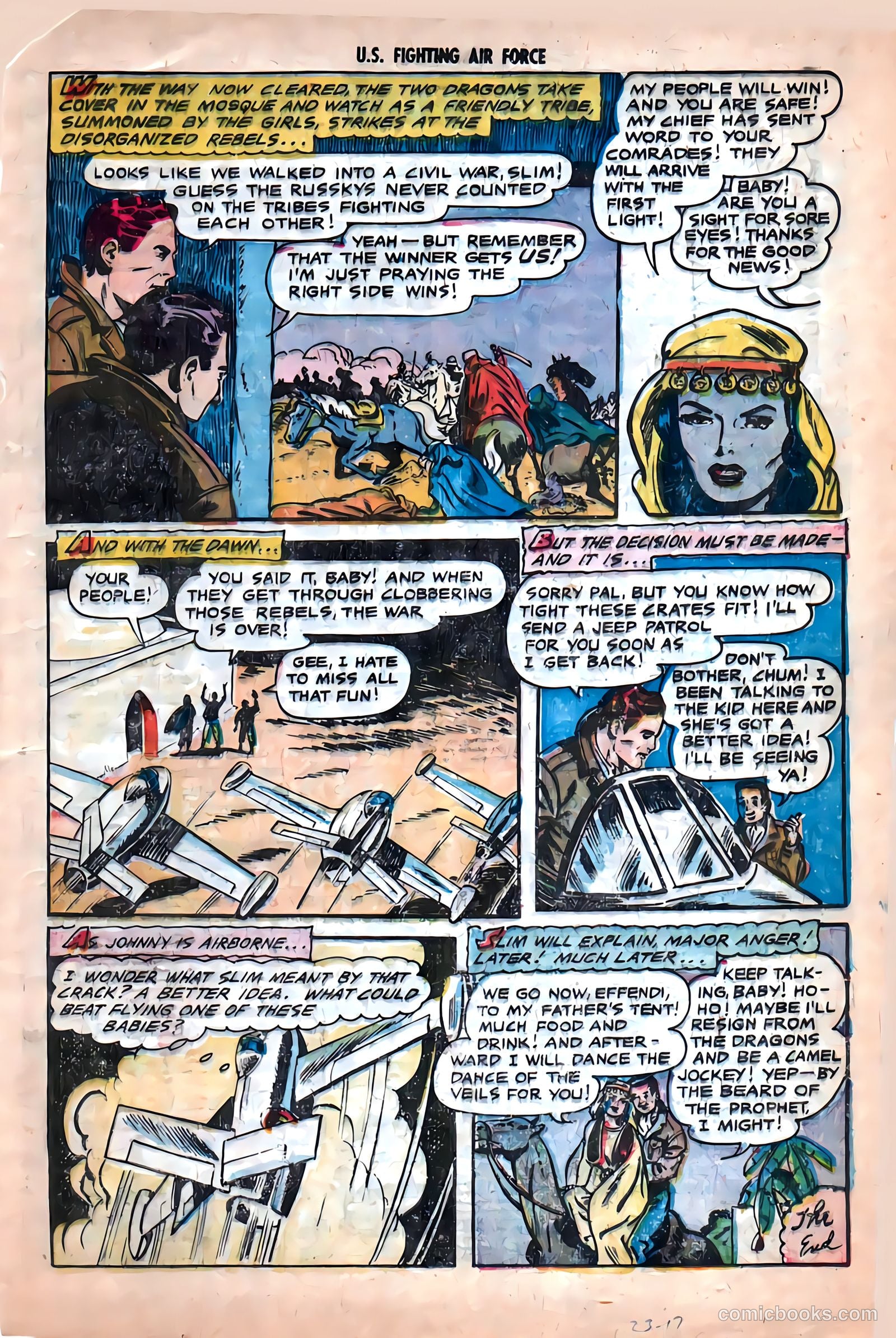 U.S. Fighting Air Force #23 (1956) — page 17