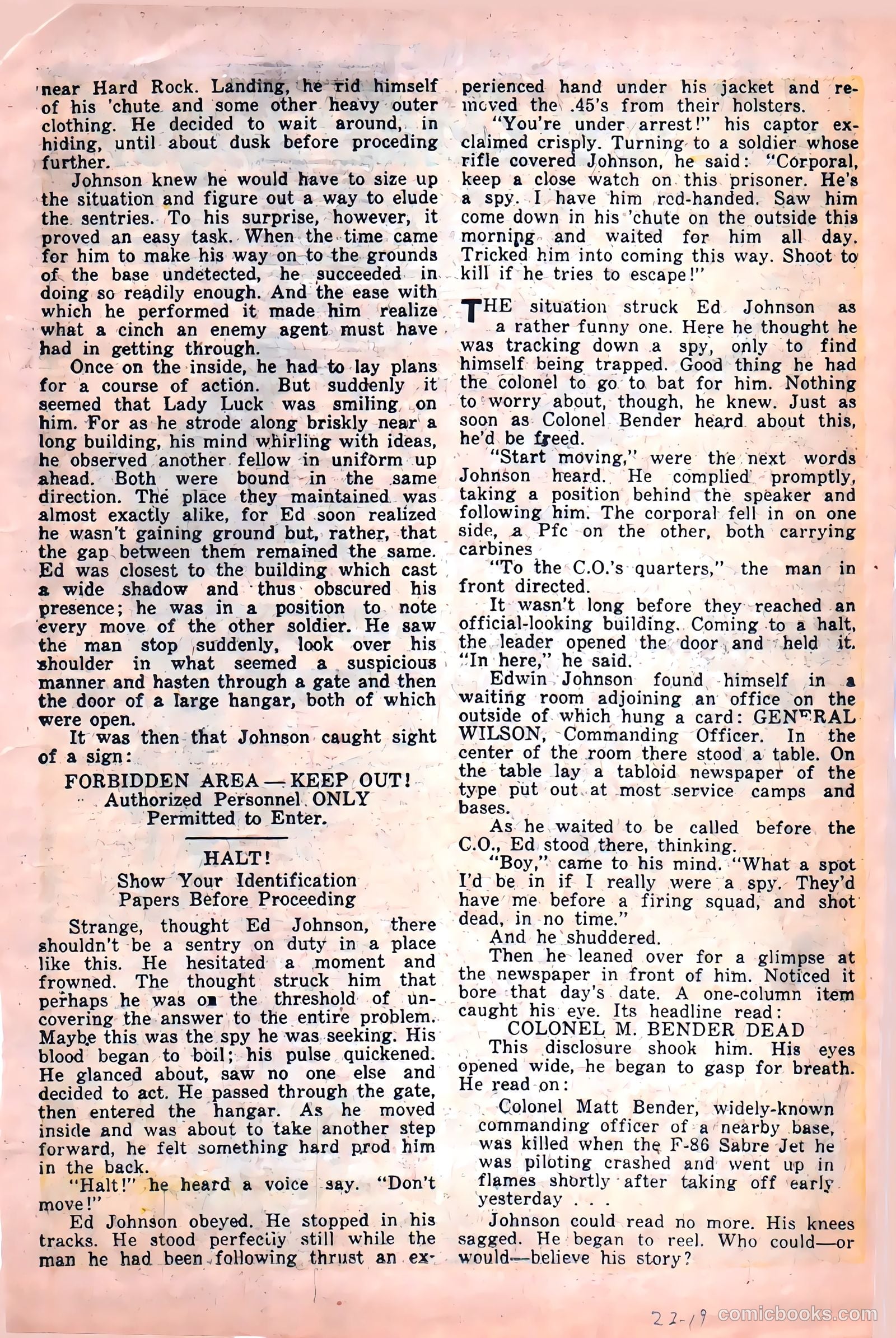 U.S. Fighting Air Force #23 (1956) — page 19