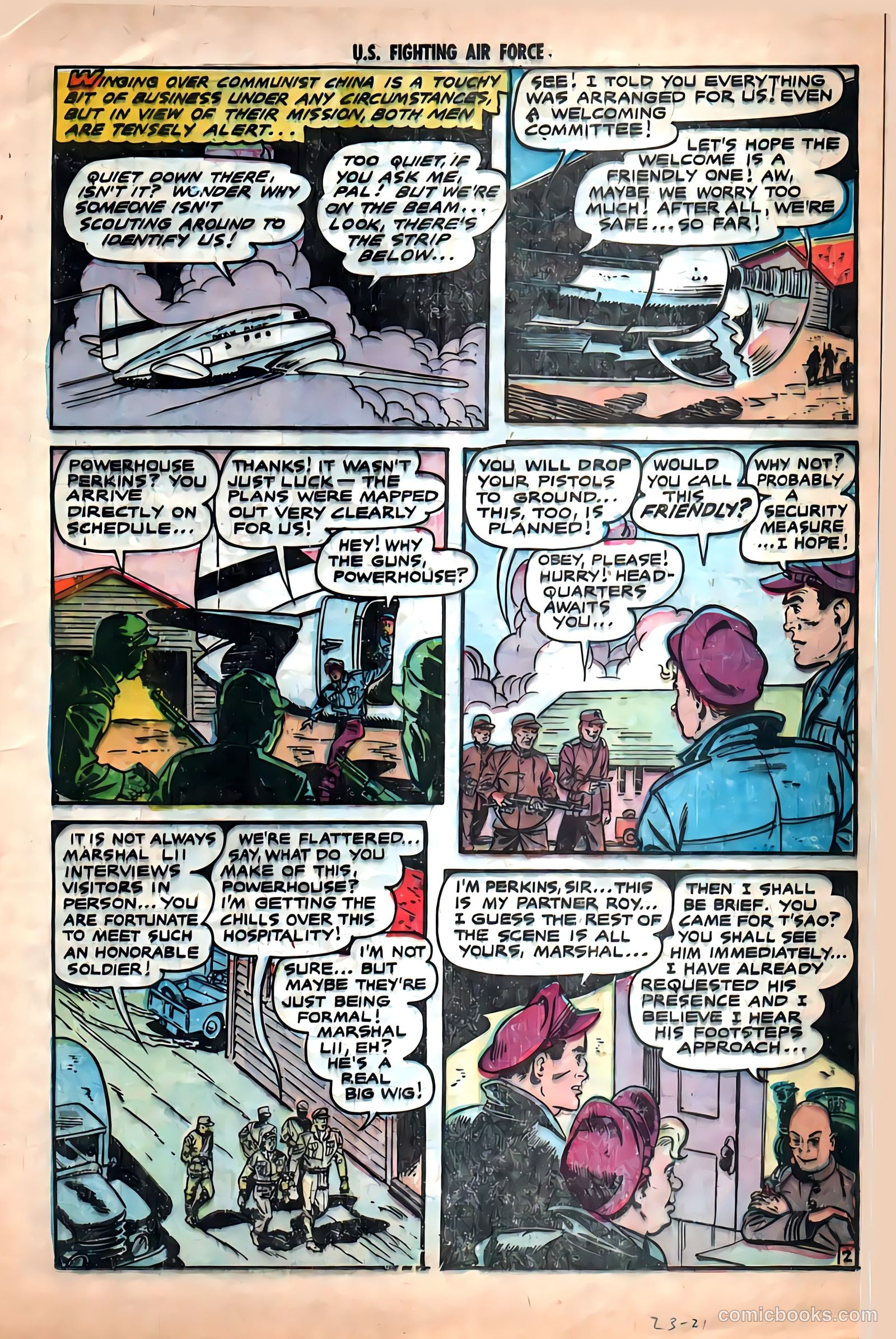 U.S. Fighting Air Force #23 (1956) — page 21