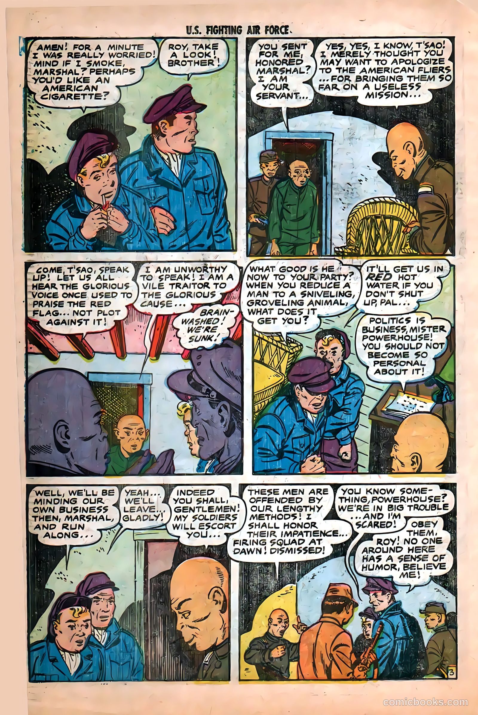 U.S. Fighting Air Force #23 (1956) — page 22