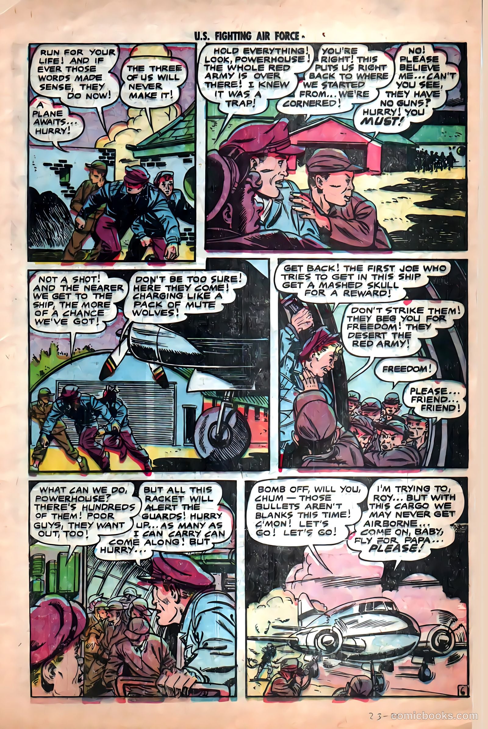 U.S. Fighting Air Force #23 (1956) — page 25