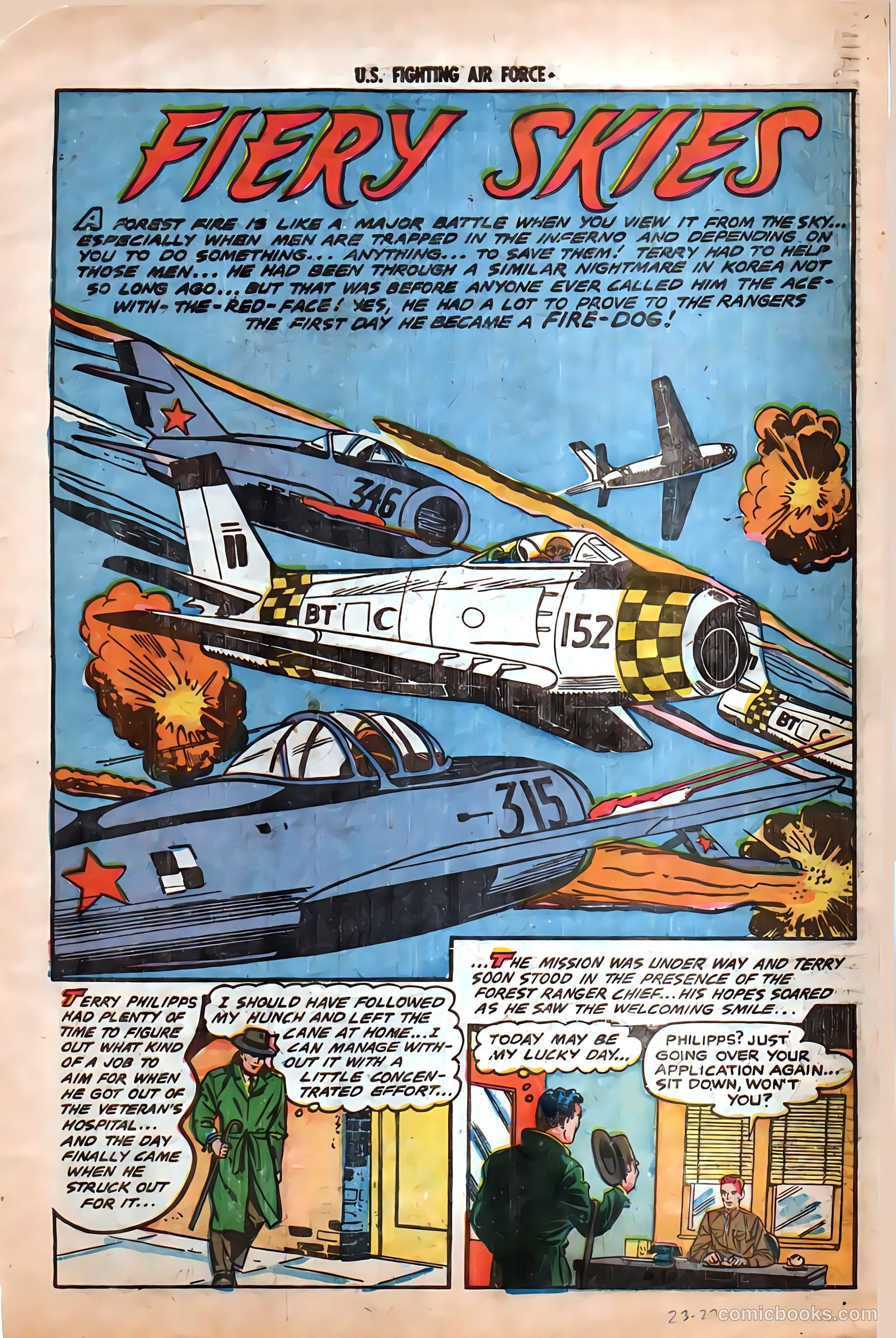 U.S. Fighting Air Force #23 (1956) — page 27