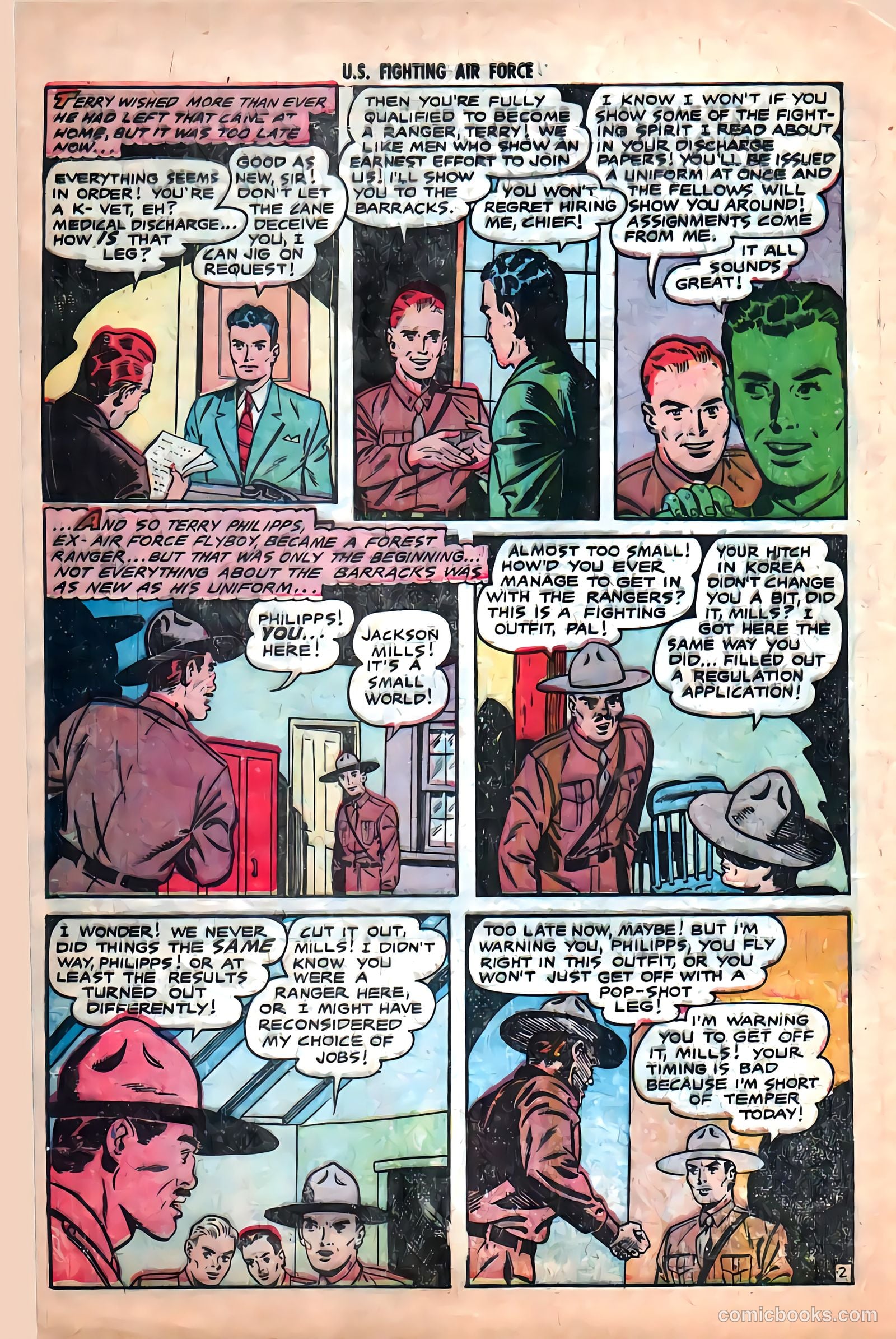 U.S. Fighting Air Force #23 (1956) — page 28