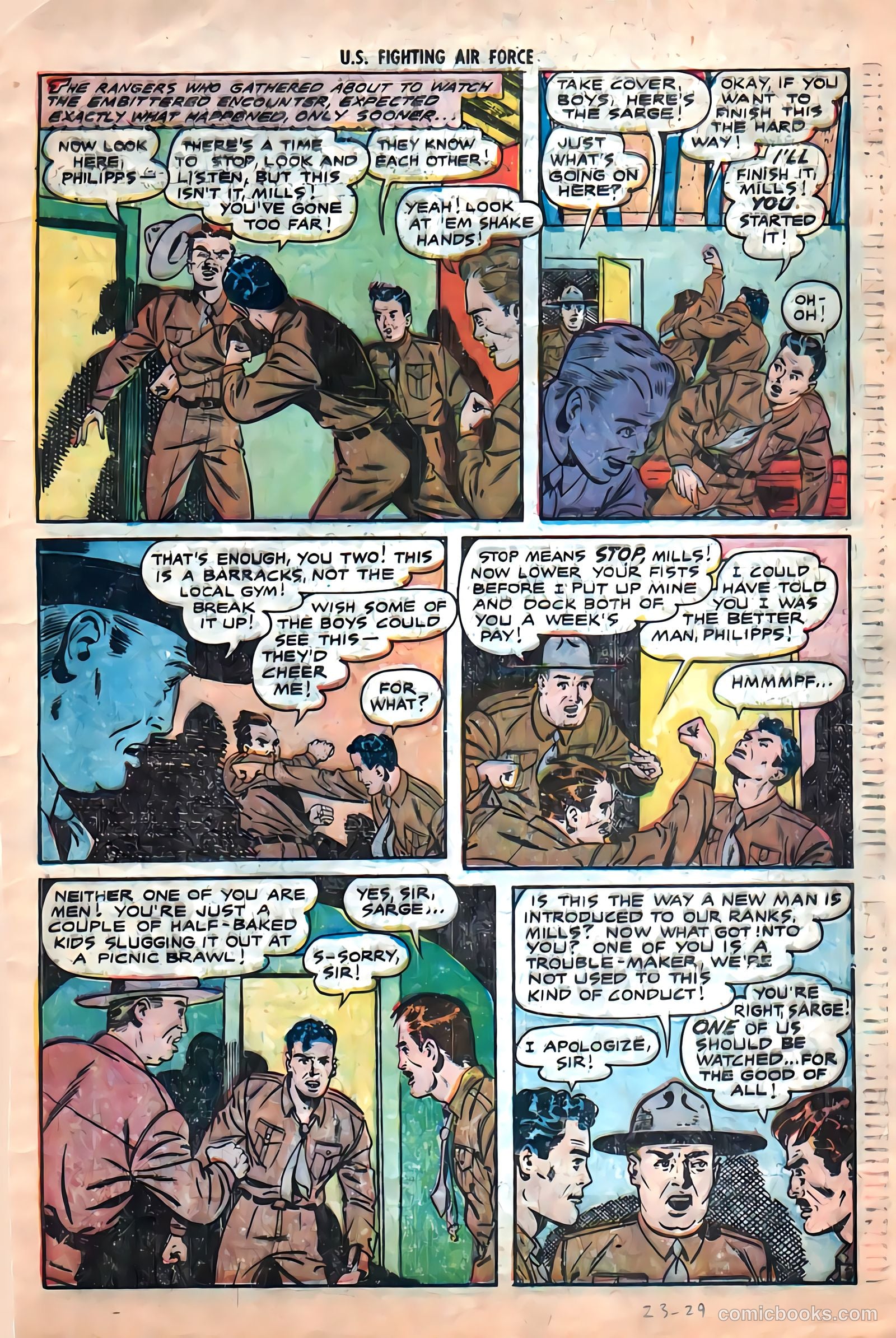 U.S. Fighting Air Force #23 (1956) — page 29