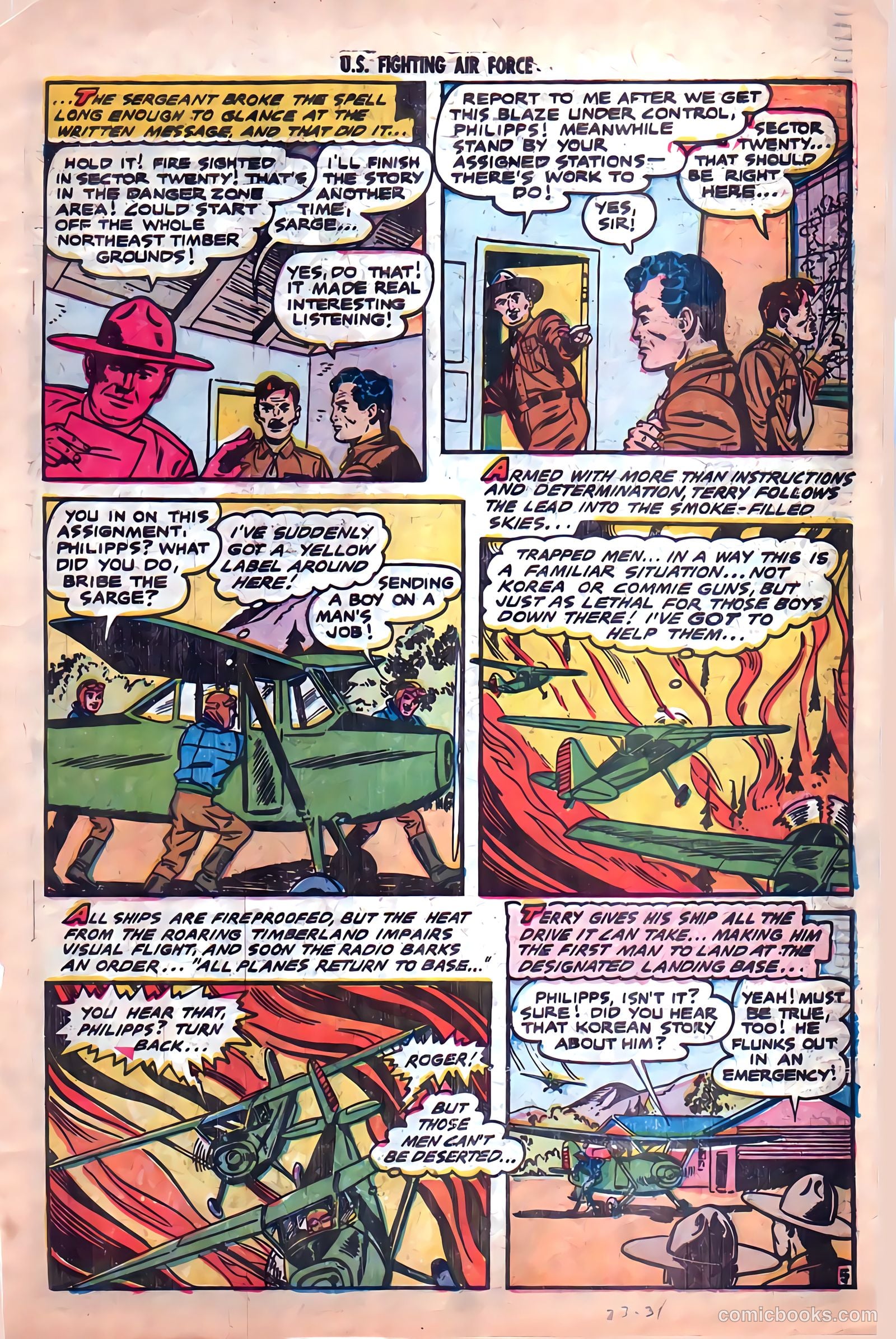 U.S. Fighting Air Force #23 (1956) — page 31
