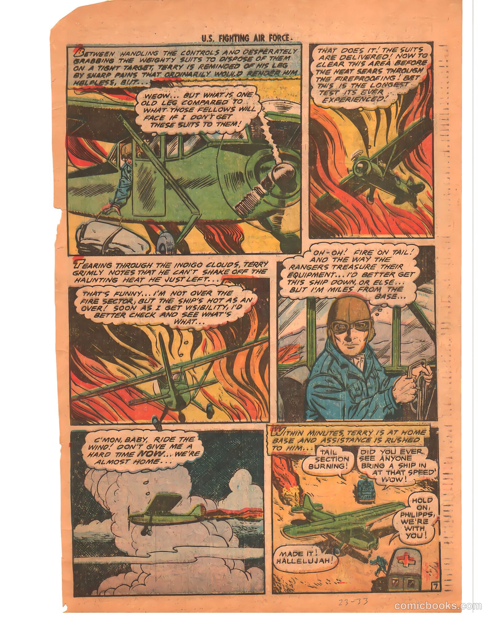 U.S. Fighting Air Force #23 (1956) — page 33