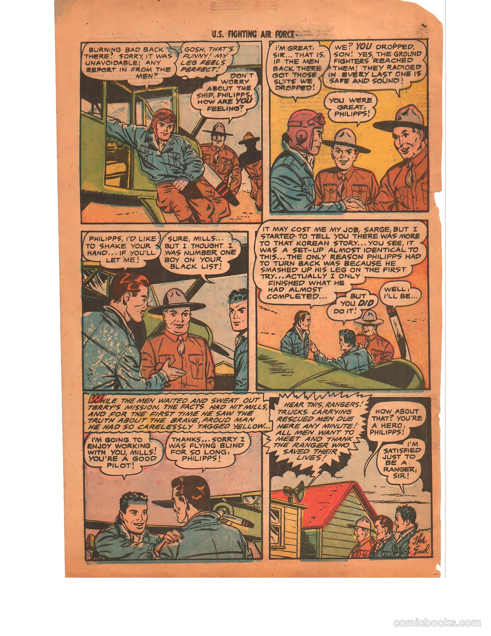 U.S. Fighting Air Force #23 (1956) — page 34