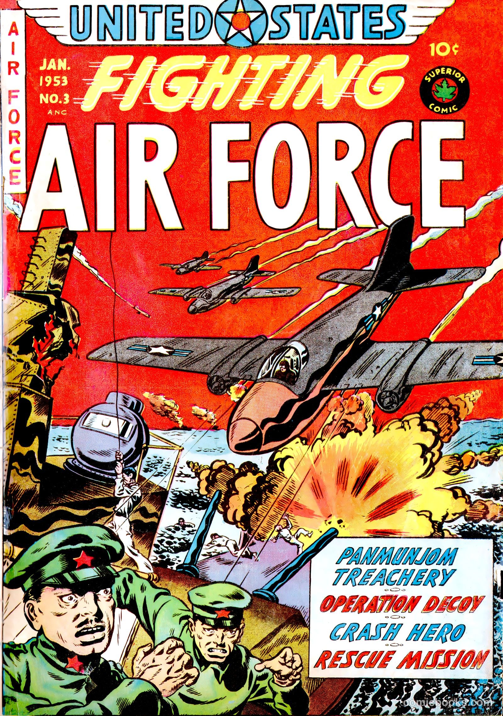 U.S. Fighting Air Force #3 cover