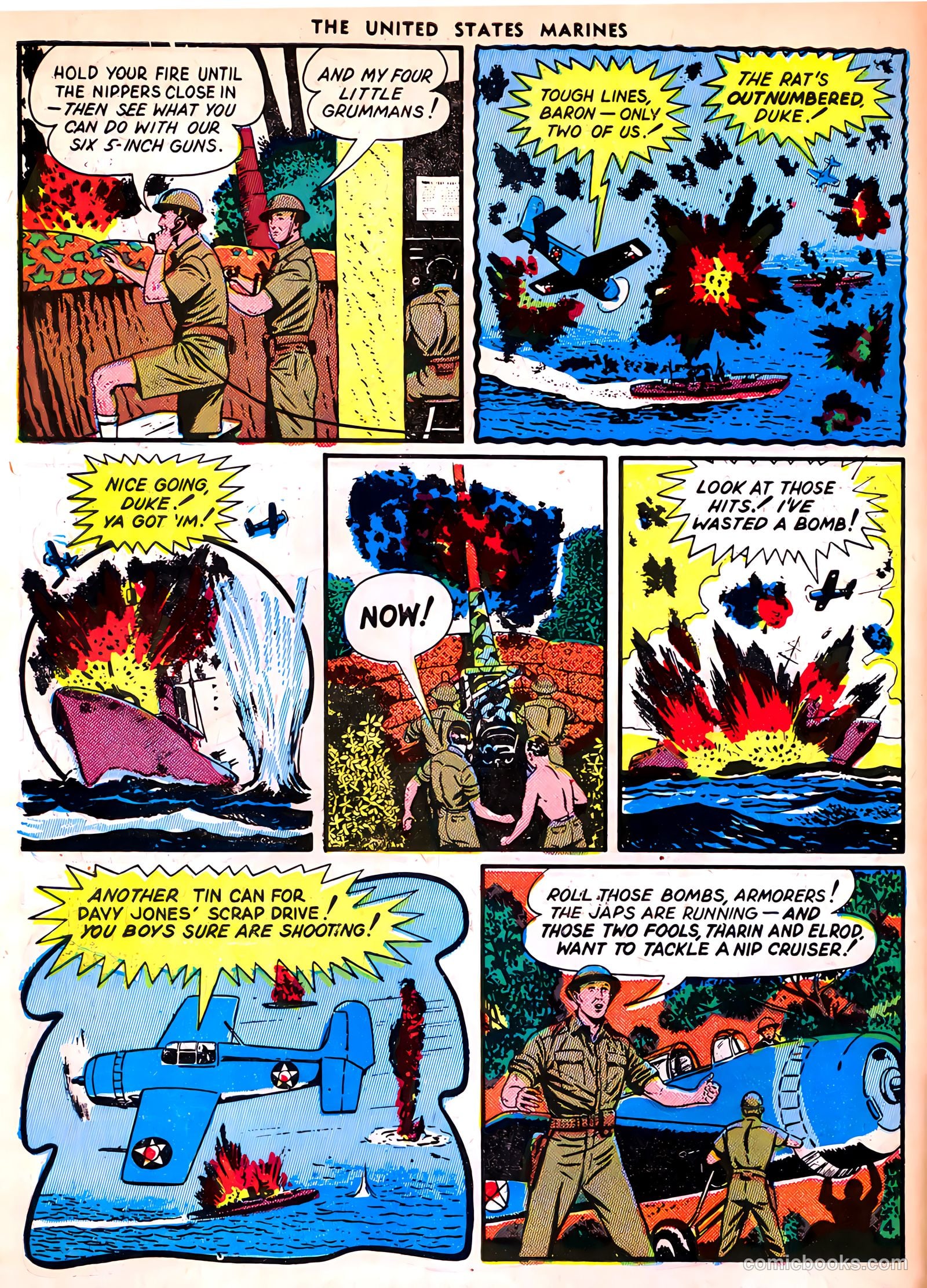U.S. Marines in Action #2 (1952) — page 6 of 52