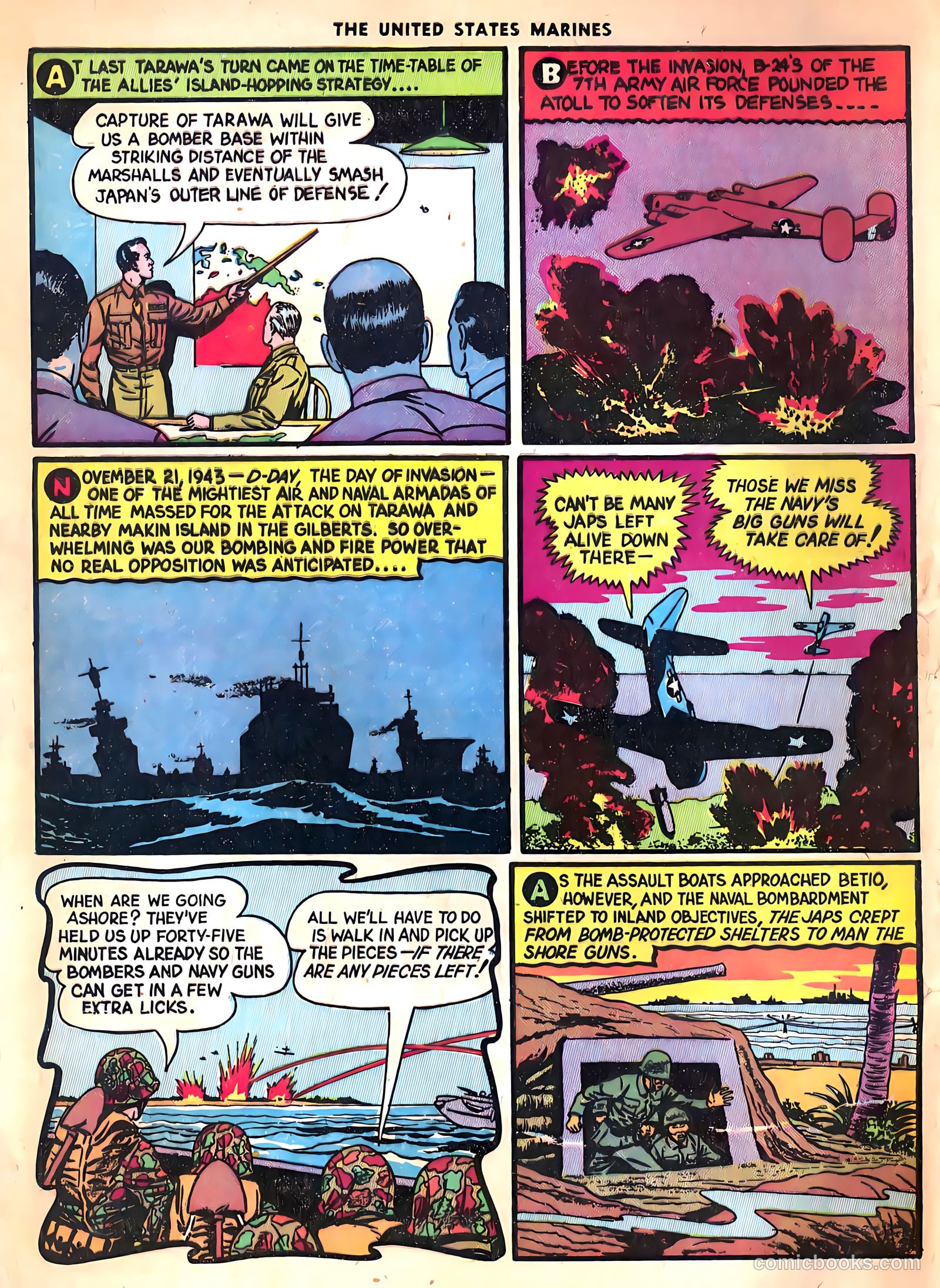 U.S. Marines in Action #3 (1952) — page 4 of 54