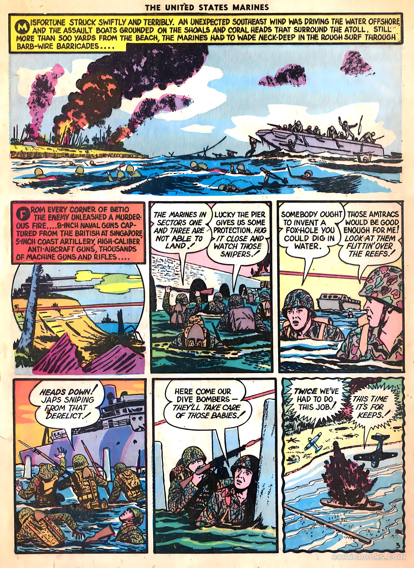 U.S. Marines in Action #3 (1952) — page 5 of 54