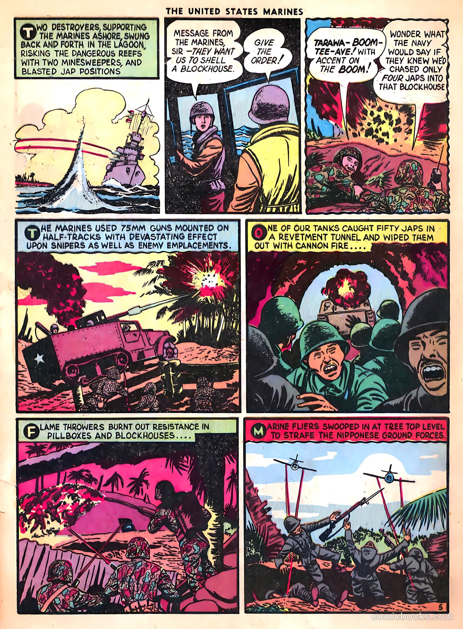 U.S. Marines in Action #3 (1952) — page 7 of 54