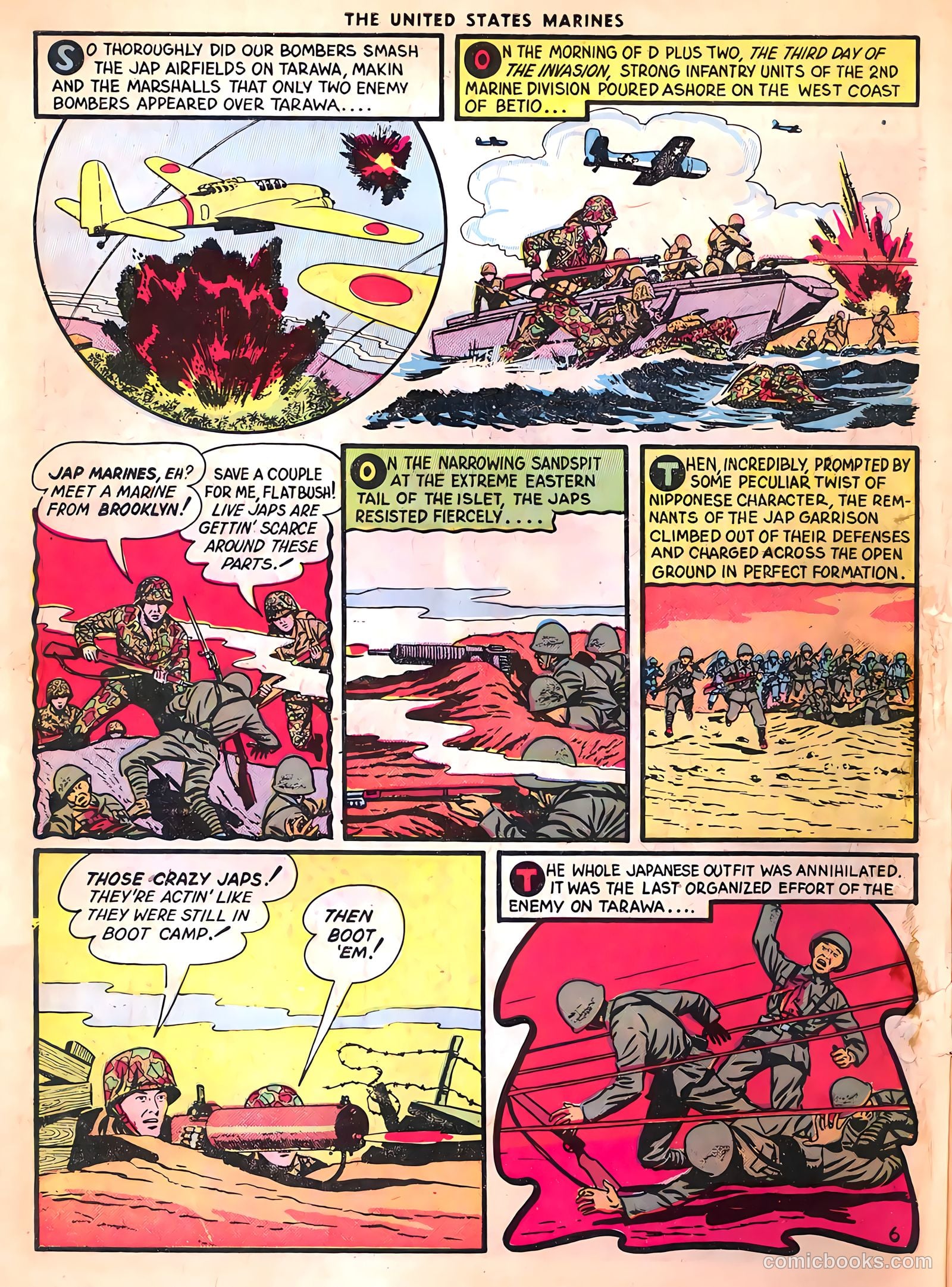 U.S. Marines in Action #3 (1952) — page 8 of 54