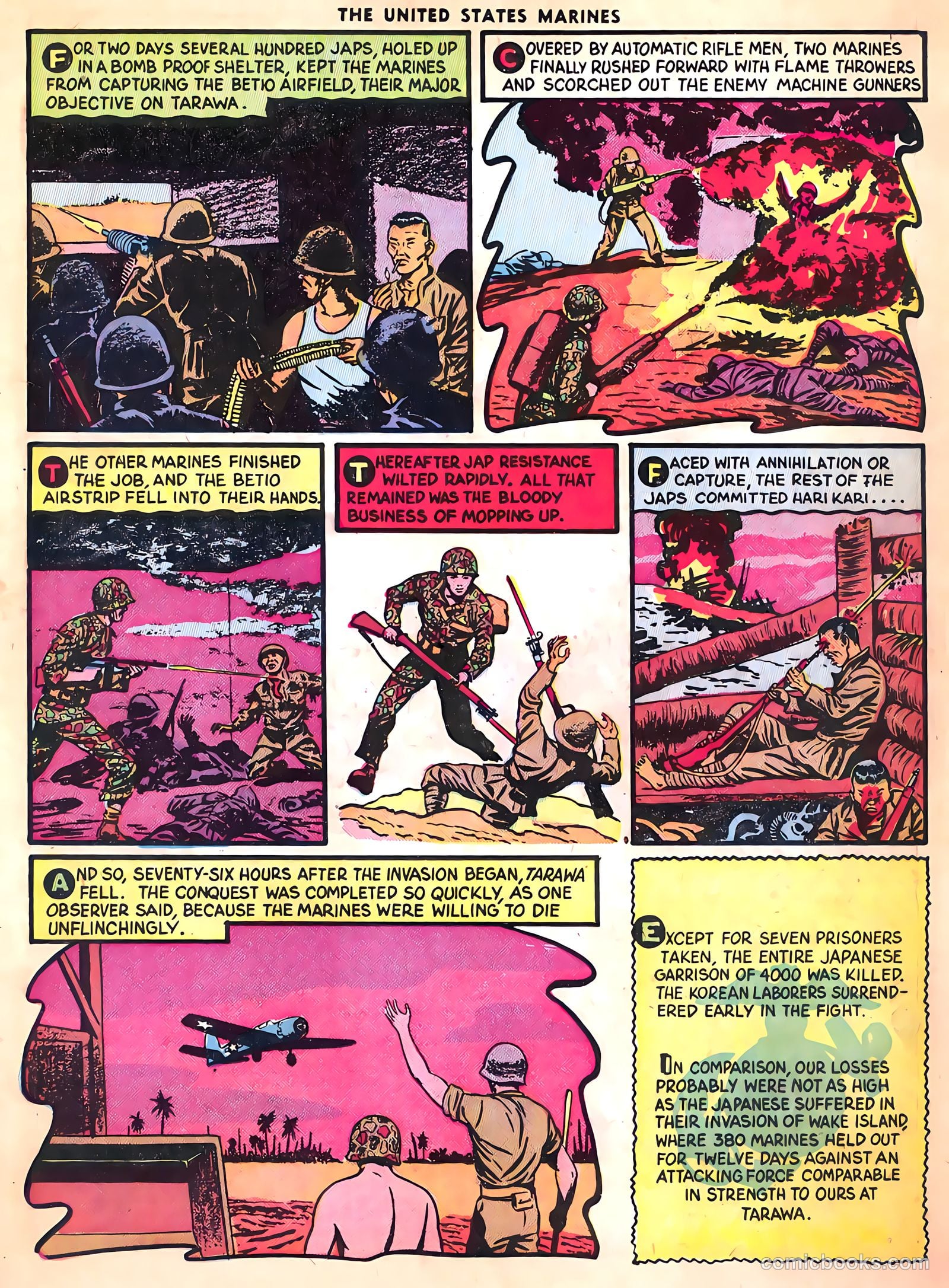U.S. Marines in Action #3 (1952) — page 9 of 54