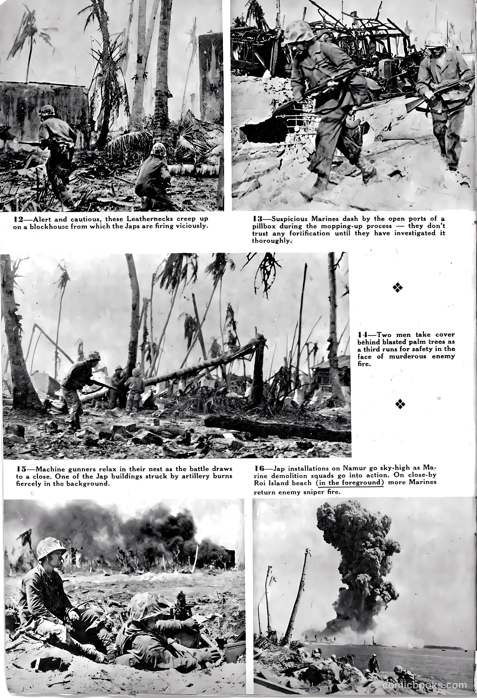 U.S. Marines in Action #3 (1952) — page 18 of 54