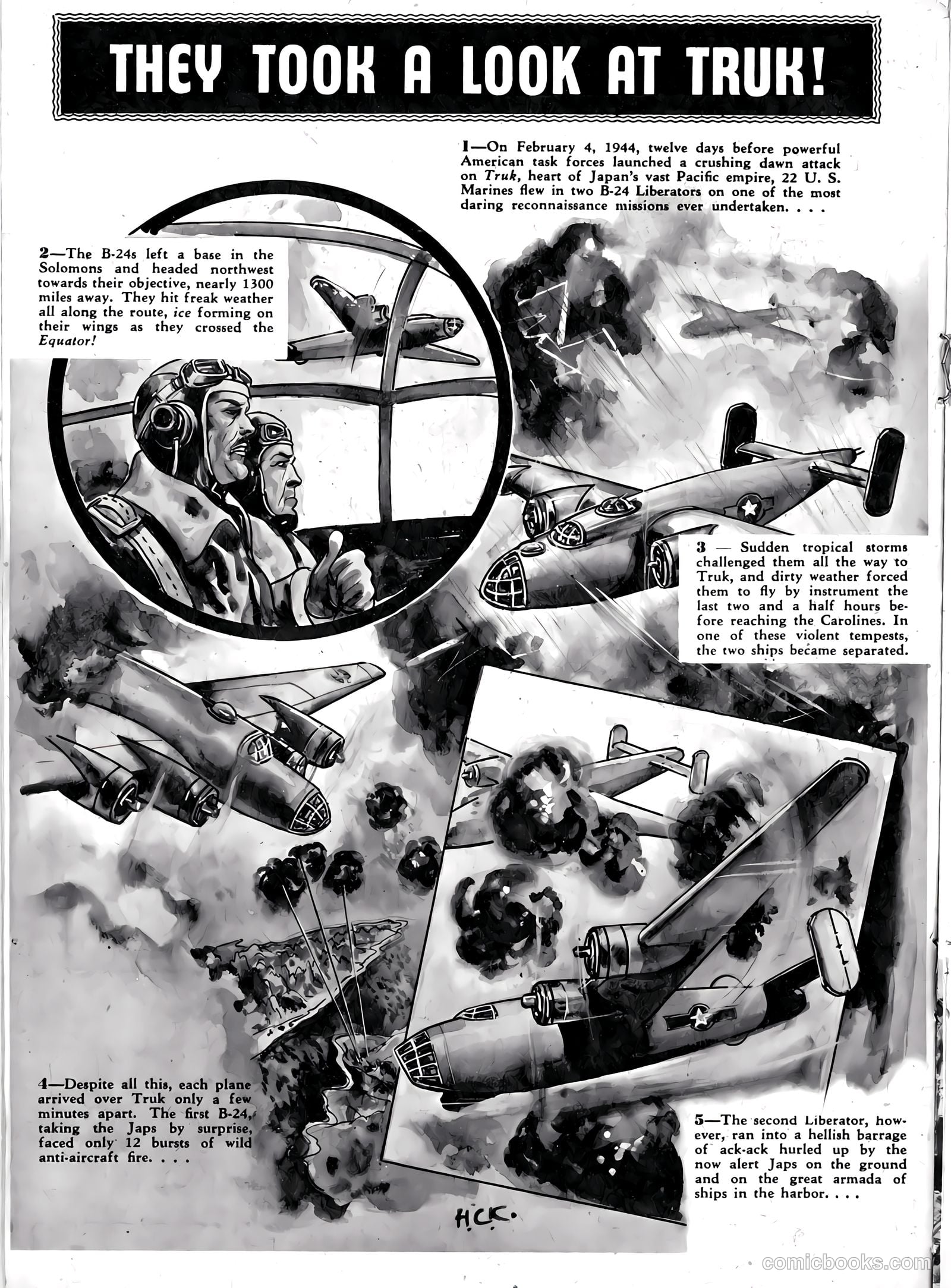 U.S. Marines in Action #3 (1952) — page 22 of 54
