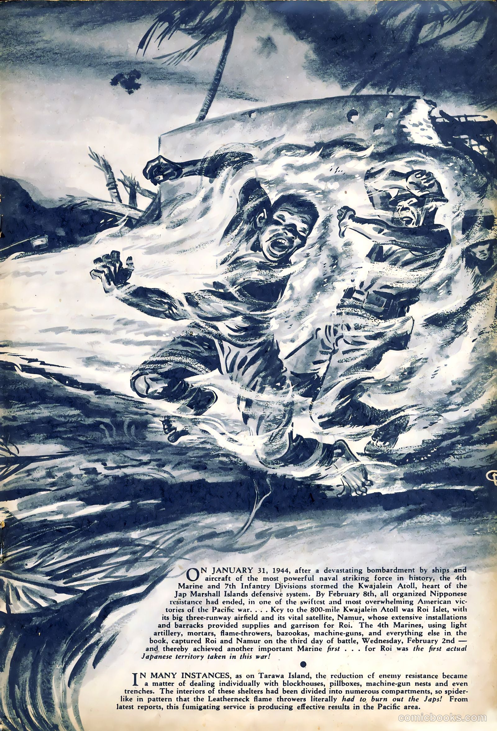 U.S. Marines in Action #3 (1952) — page 28 of 54