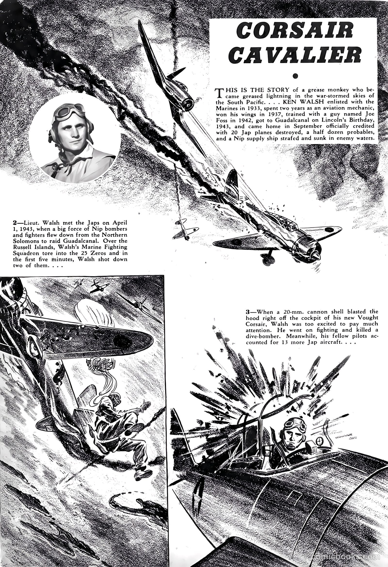 U.S. Marines in Action #3 (1952) — page 33 of 54