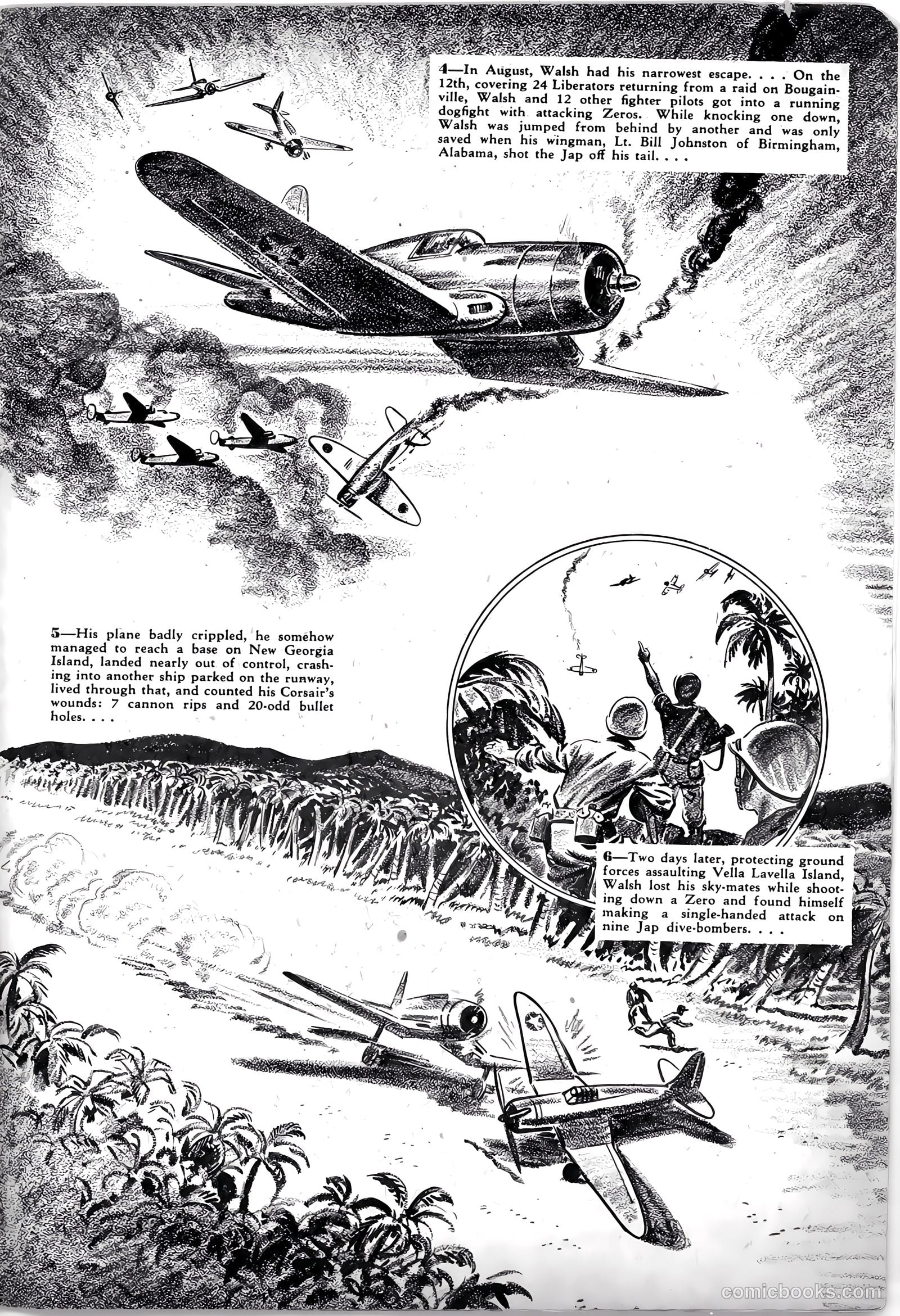 U.S. Marines in Action #3 (1952) — page 34 of 54
