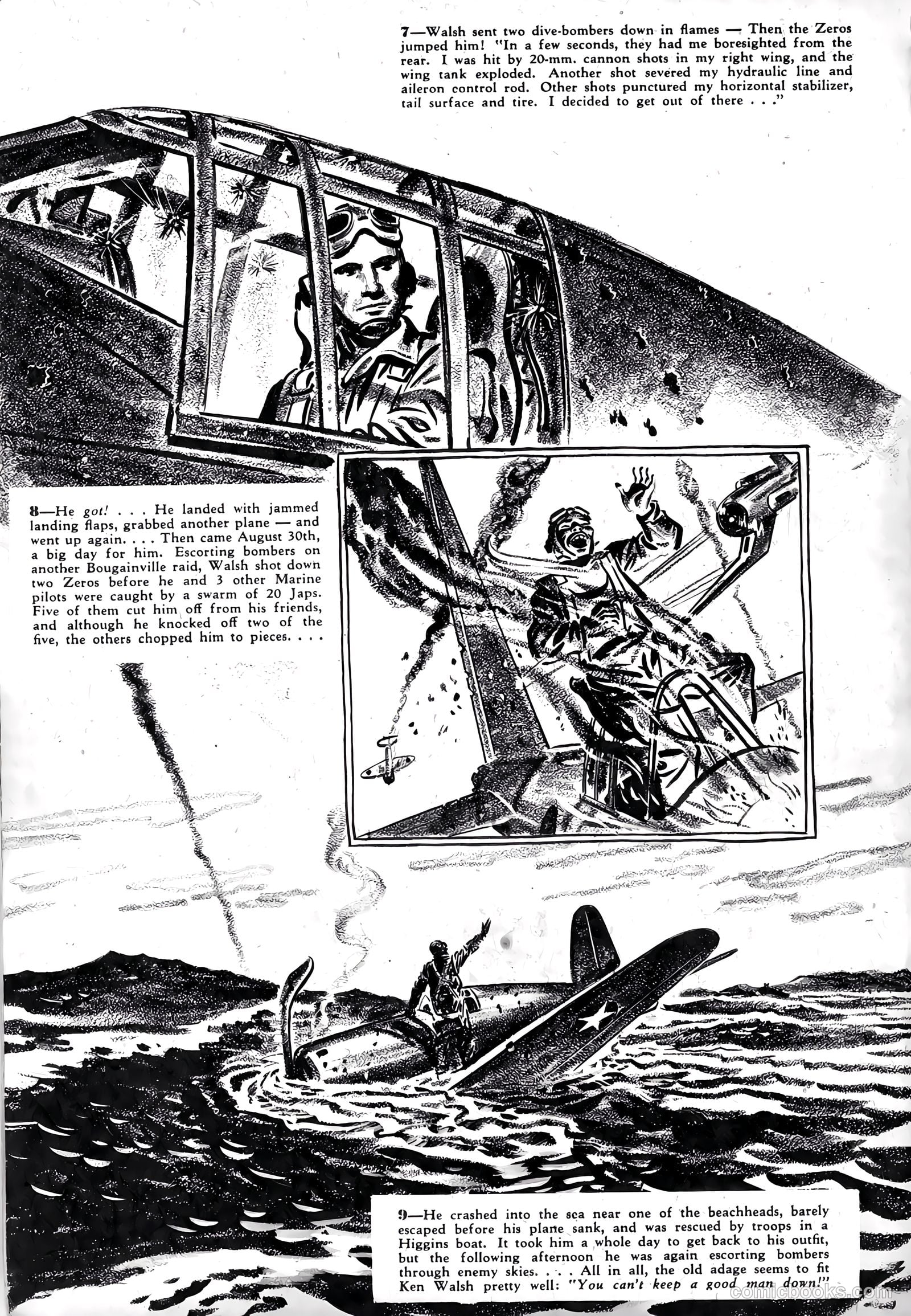 U.S. Marines in Action #3 (1952) — page 35 of 54