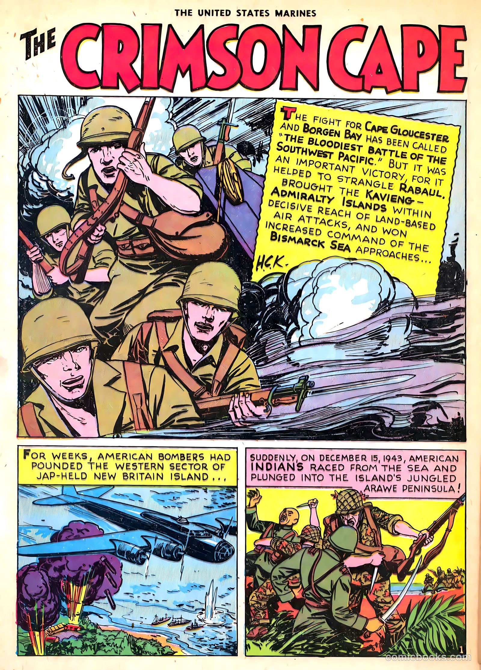U.S. Marines in Action #3 (1952) — page 41 of 54