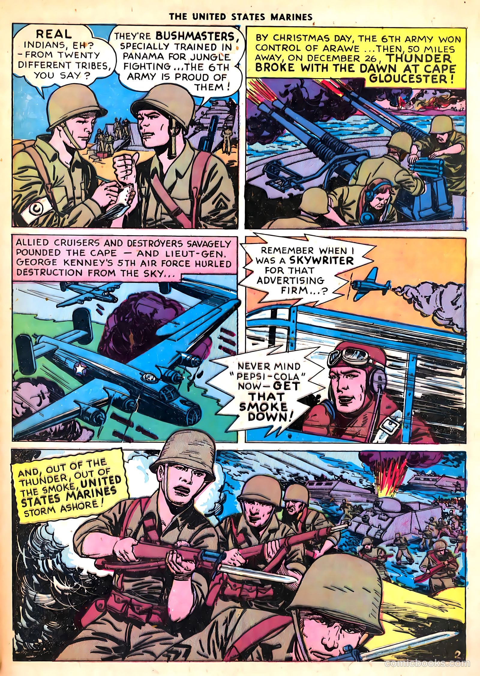 U.S. Marines in Action #3 (1952) — page 42 of 54