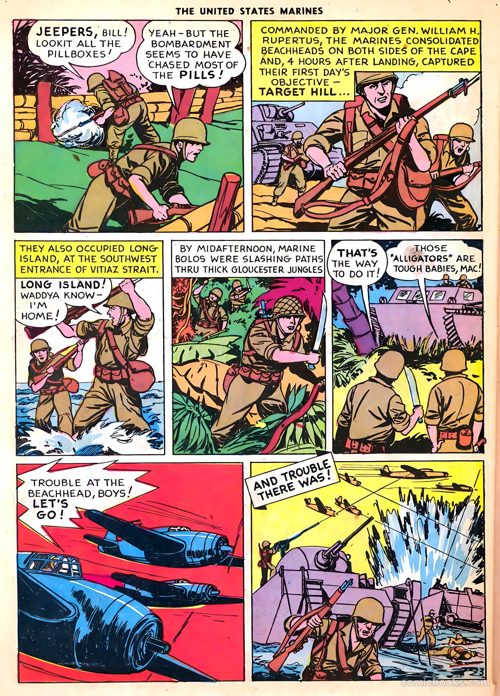 U.S. Marines in Action #3 (1952) — page 43 of 54