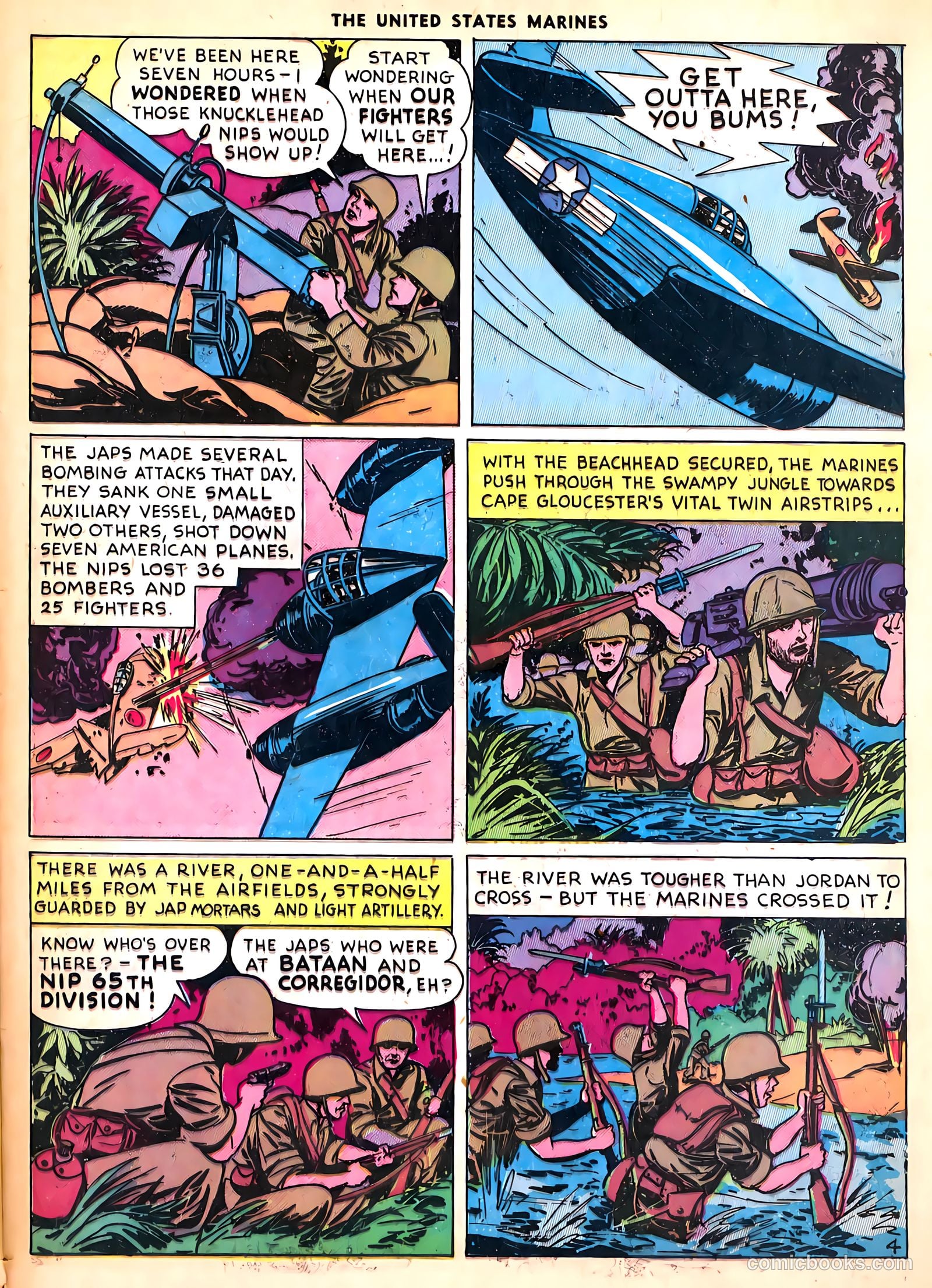 U.S. Marines in Action #3 (1952) — page 44 of 54