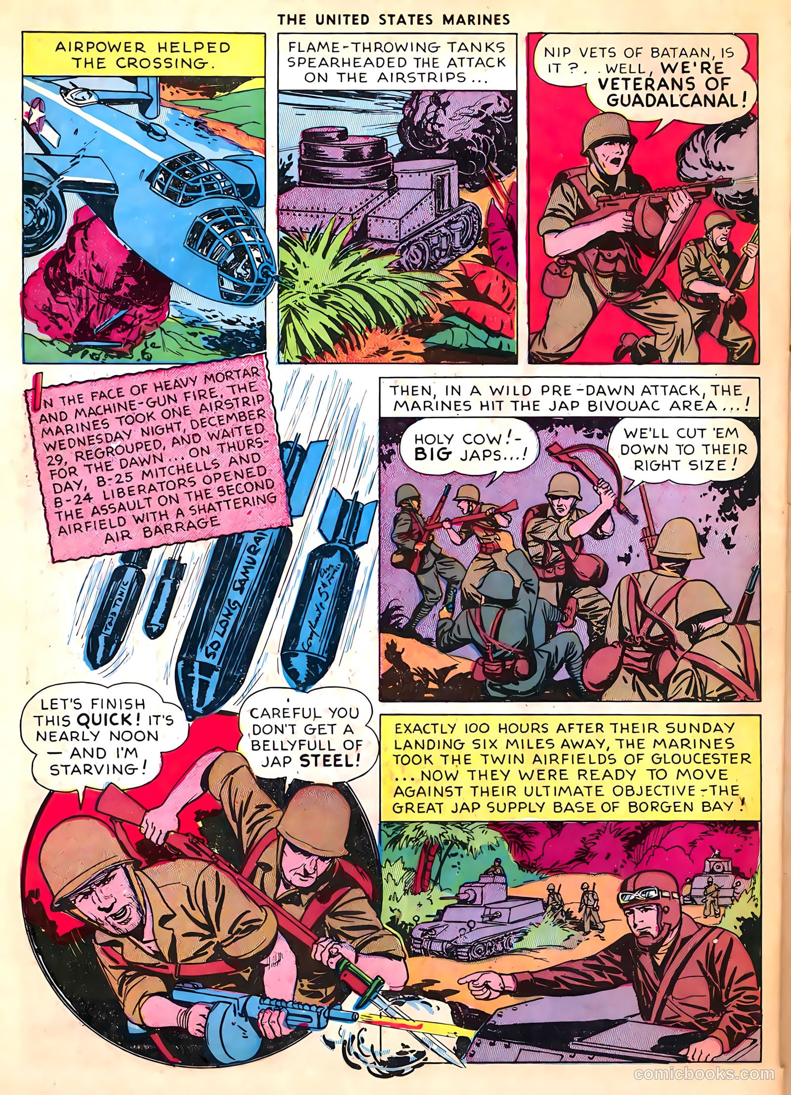 U.S. Marines in Action #3 (1952) — page 45 of 54