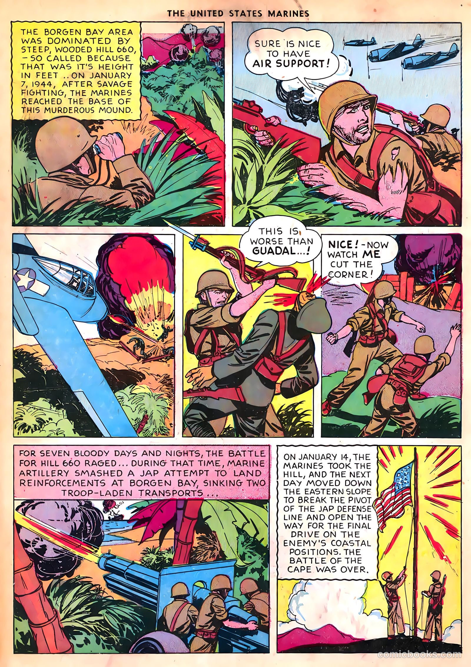 U.S. Marines in Action #3 (1952) — page 46 of 54