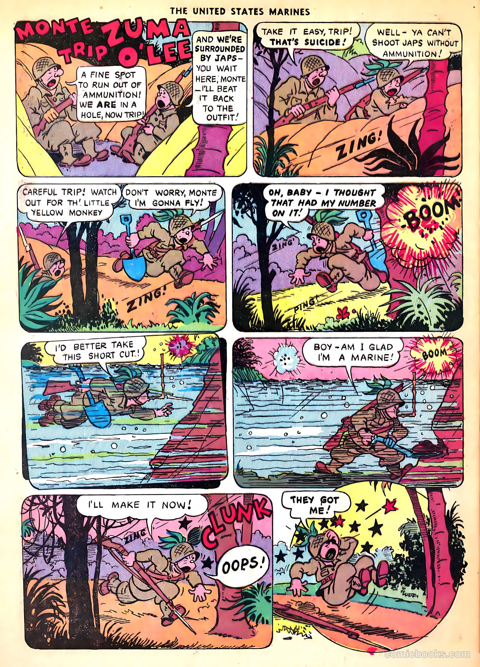 U.S. Marines in Action #3 (1952) — page 47 of 54