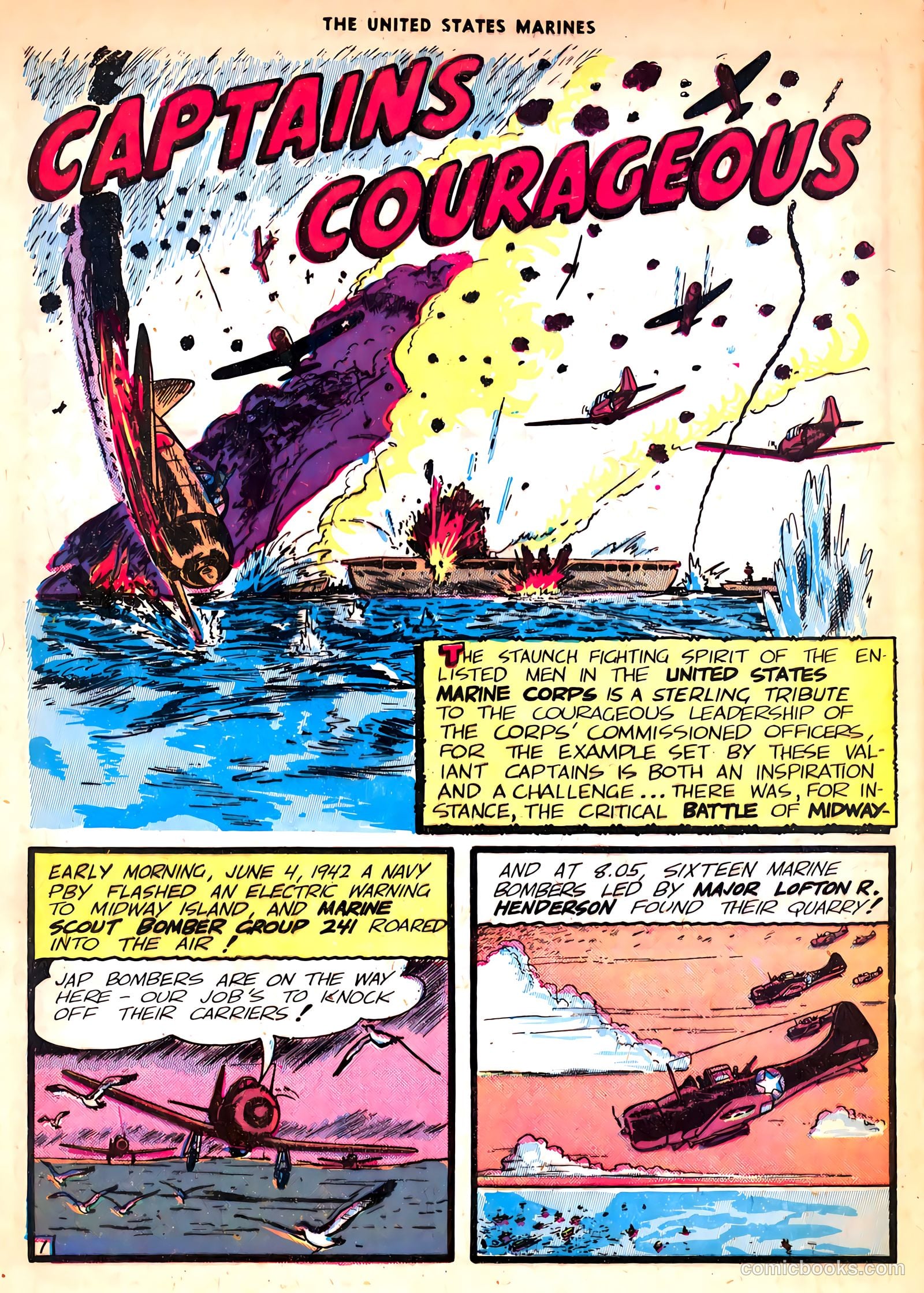 U.S. Marines in Action #3 (1952) — page 49 of 54