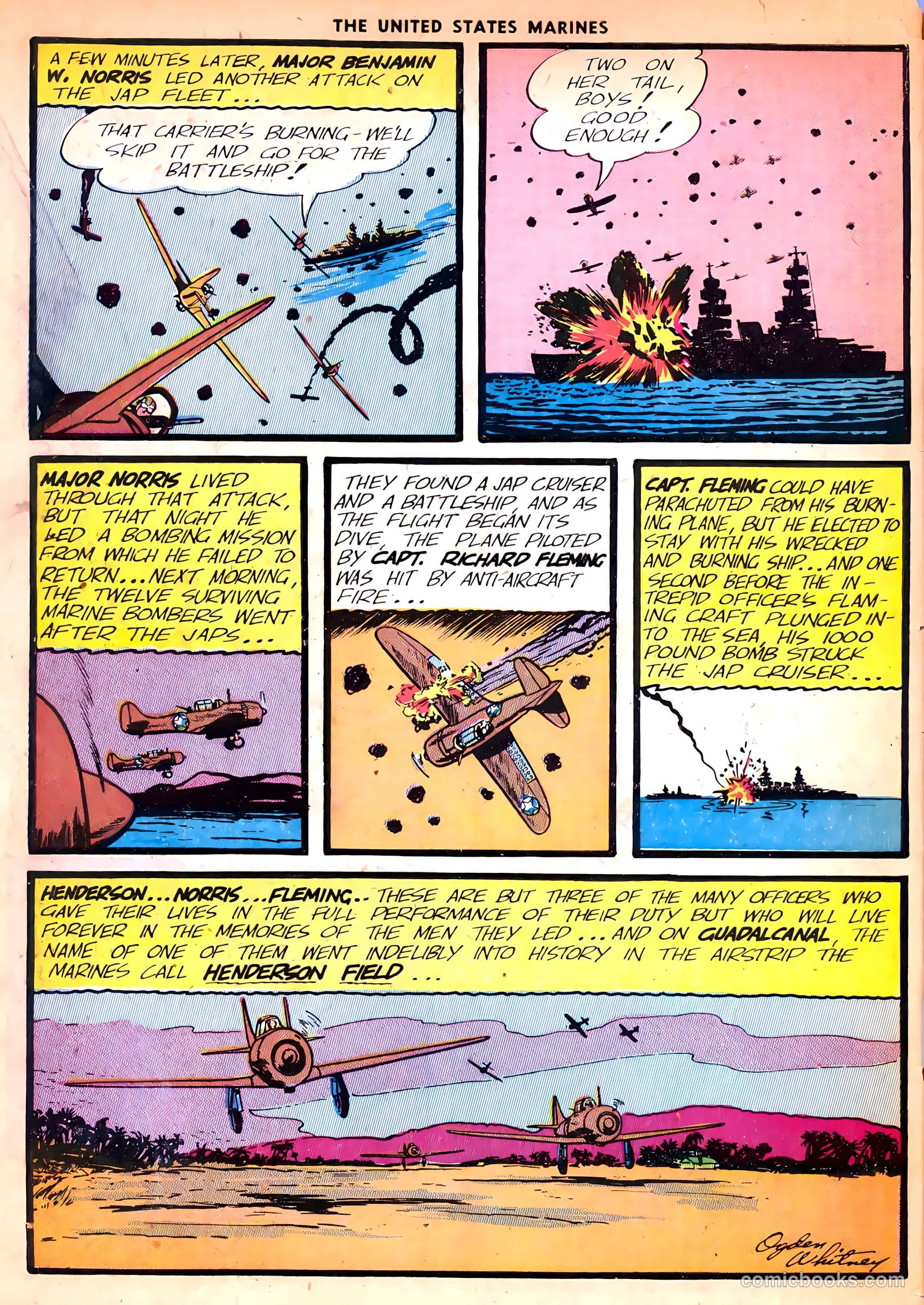 U.S. Marines in Action #3 (1952) — page 51 of 54