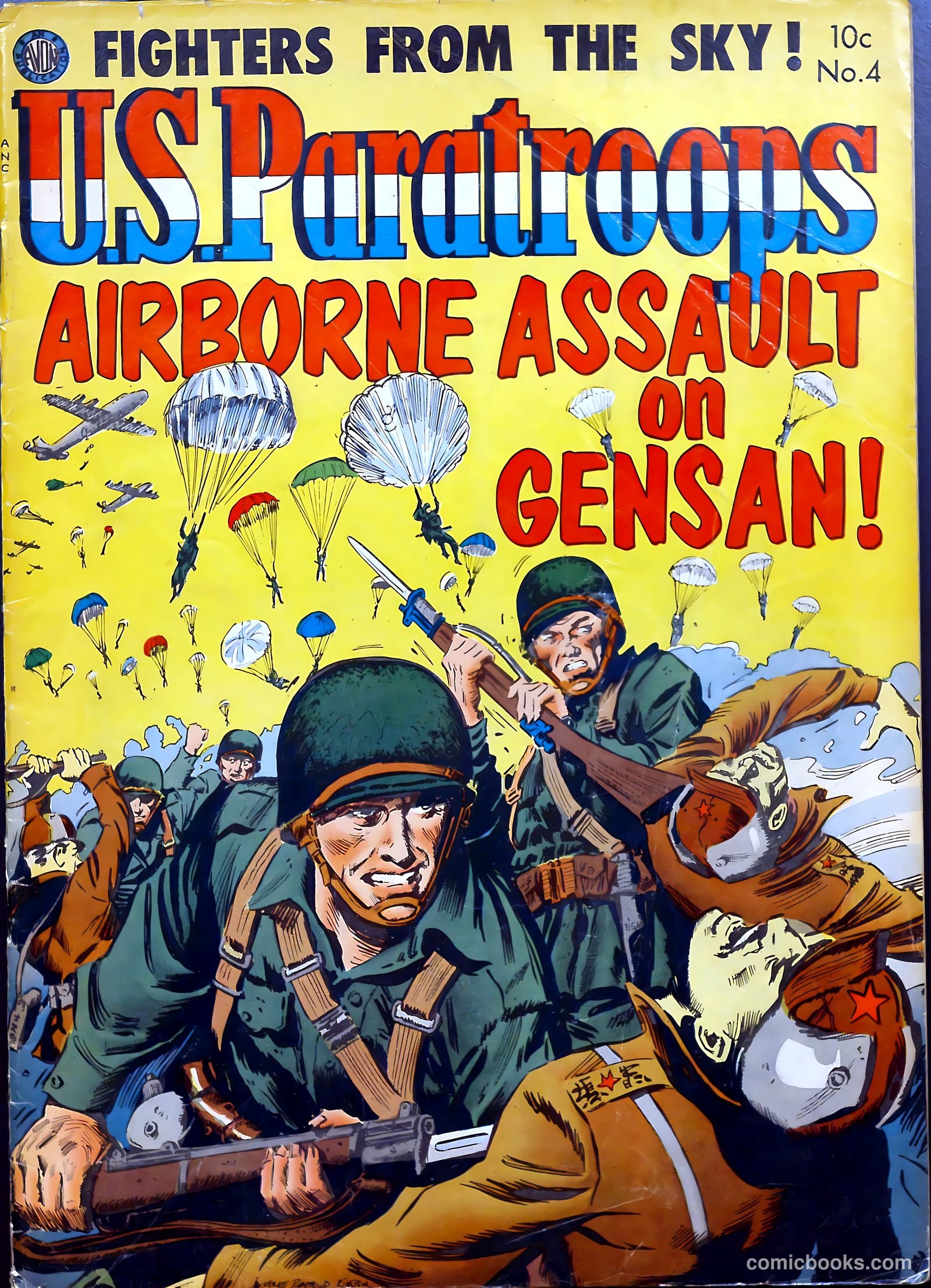 U.S. Paratroops #4 (1952) — page 1 of 36