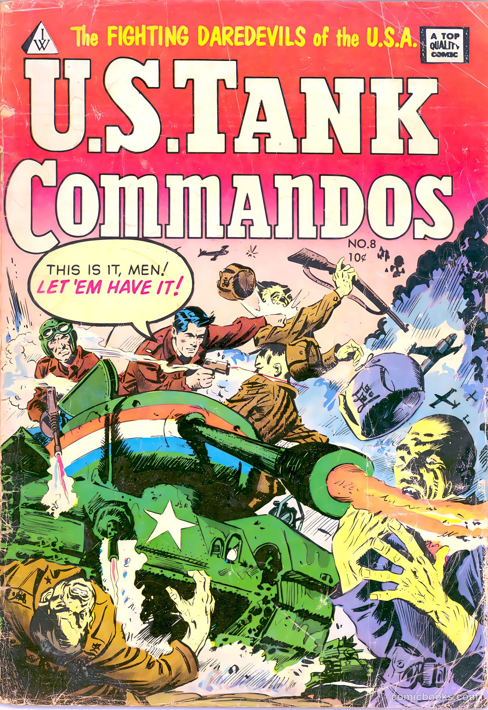 U.S. Tank Commandos #8 cover
