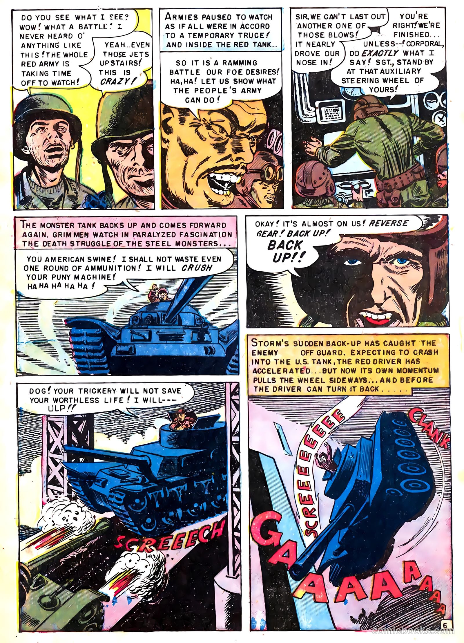 U.S. Tank Commandos #8 (1958) — page 8 of 36