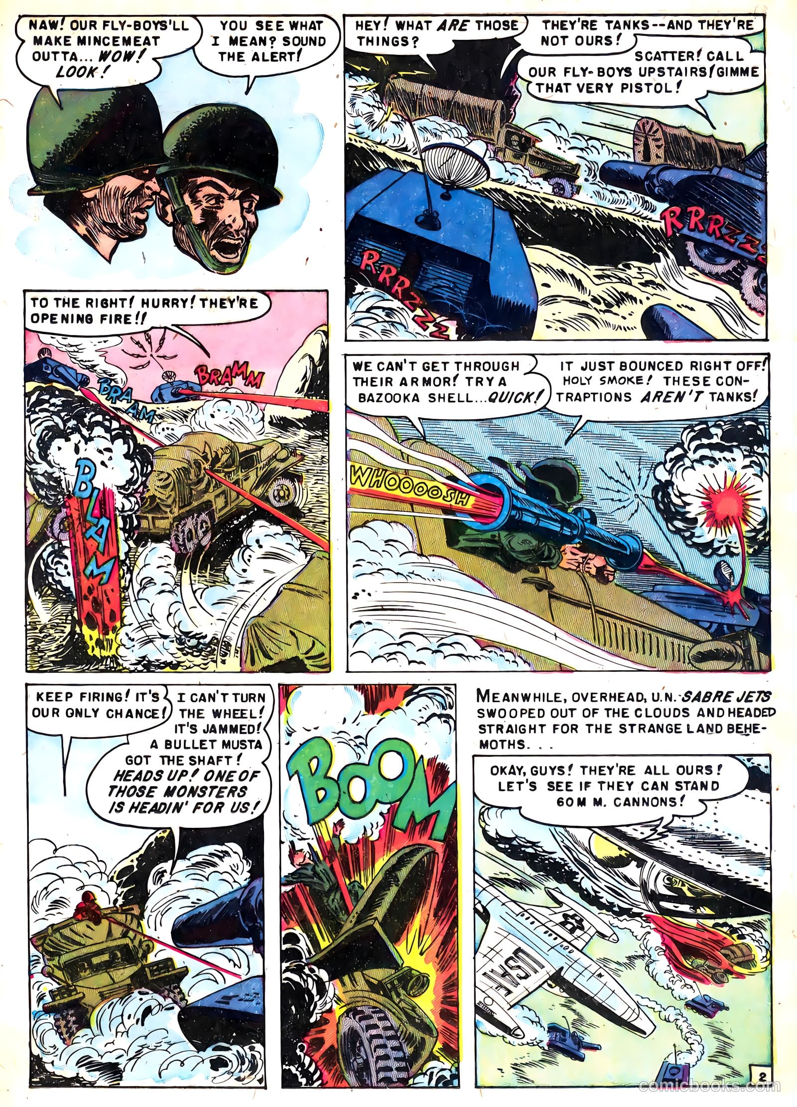 U.S. Tank Commandos #8 (1958) — page 21 of 36