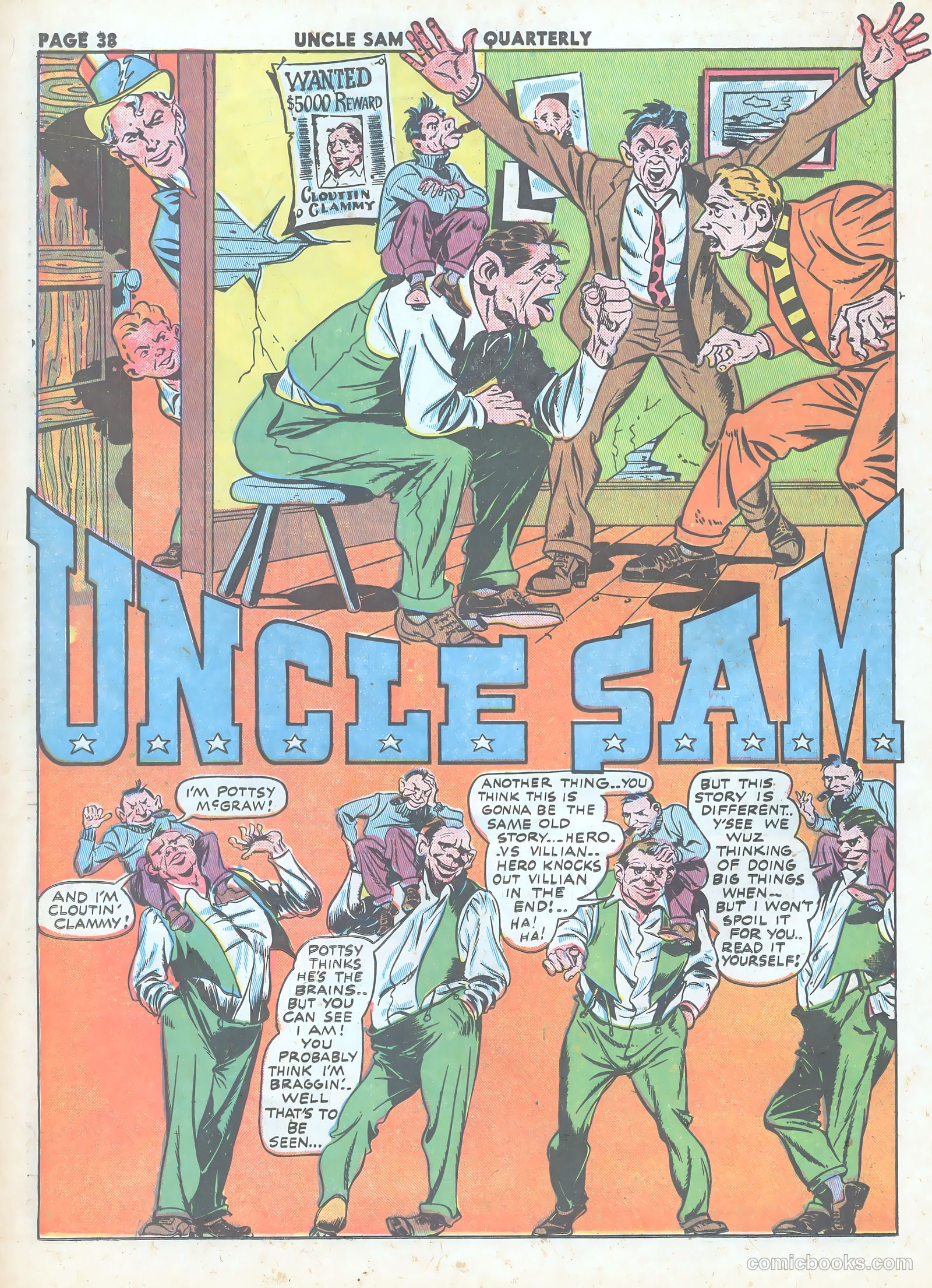 Uncle Sam Quarterly #5 (1942) — page 40