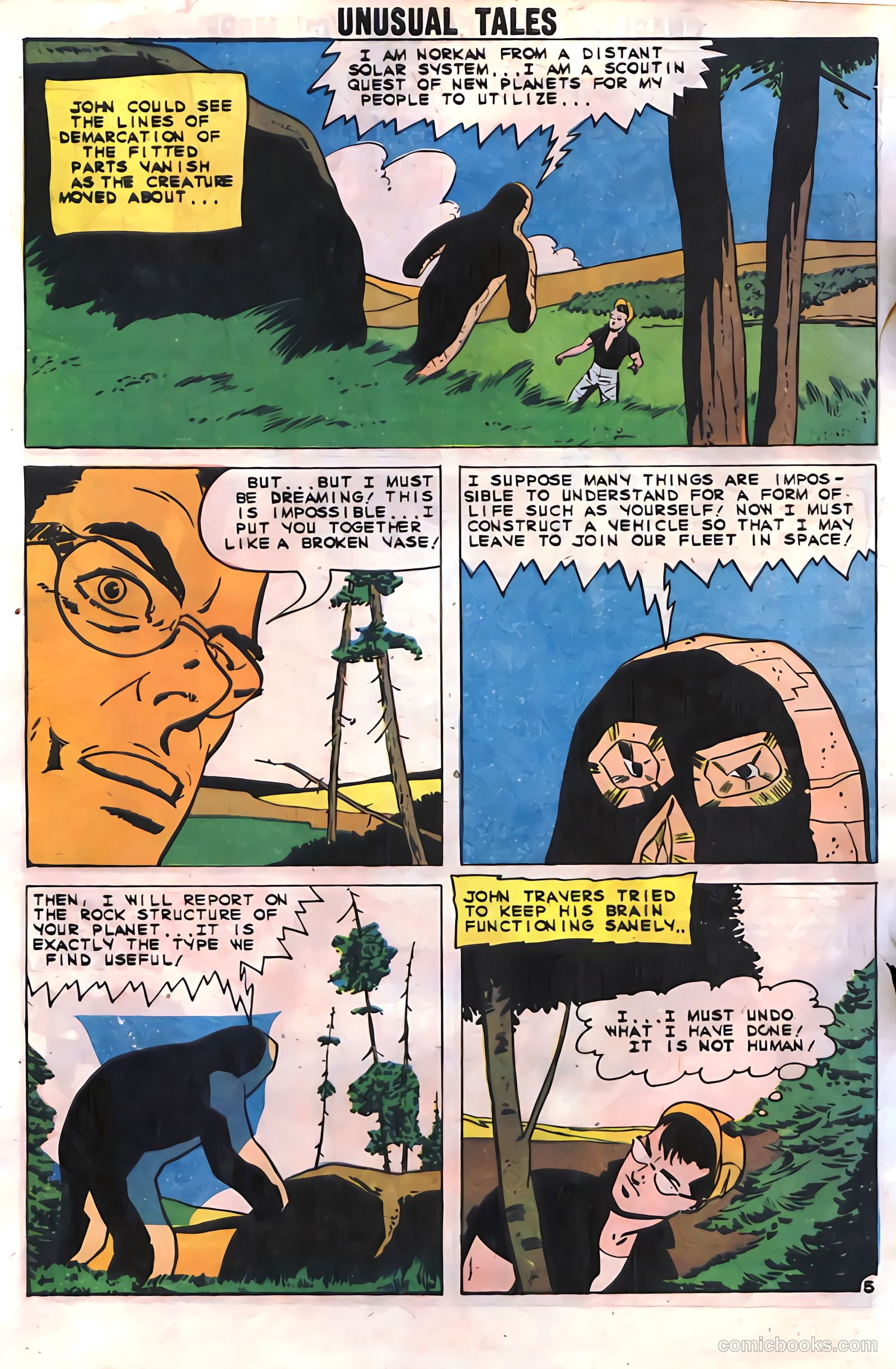 Unusual Tales #20 (1960) — page 8