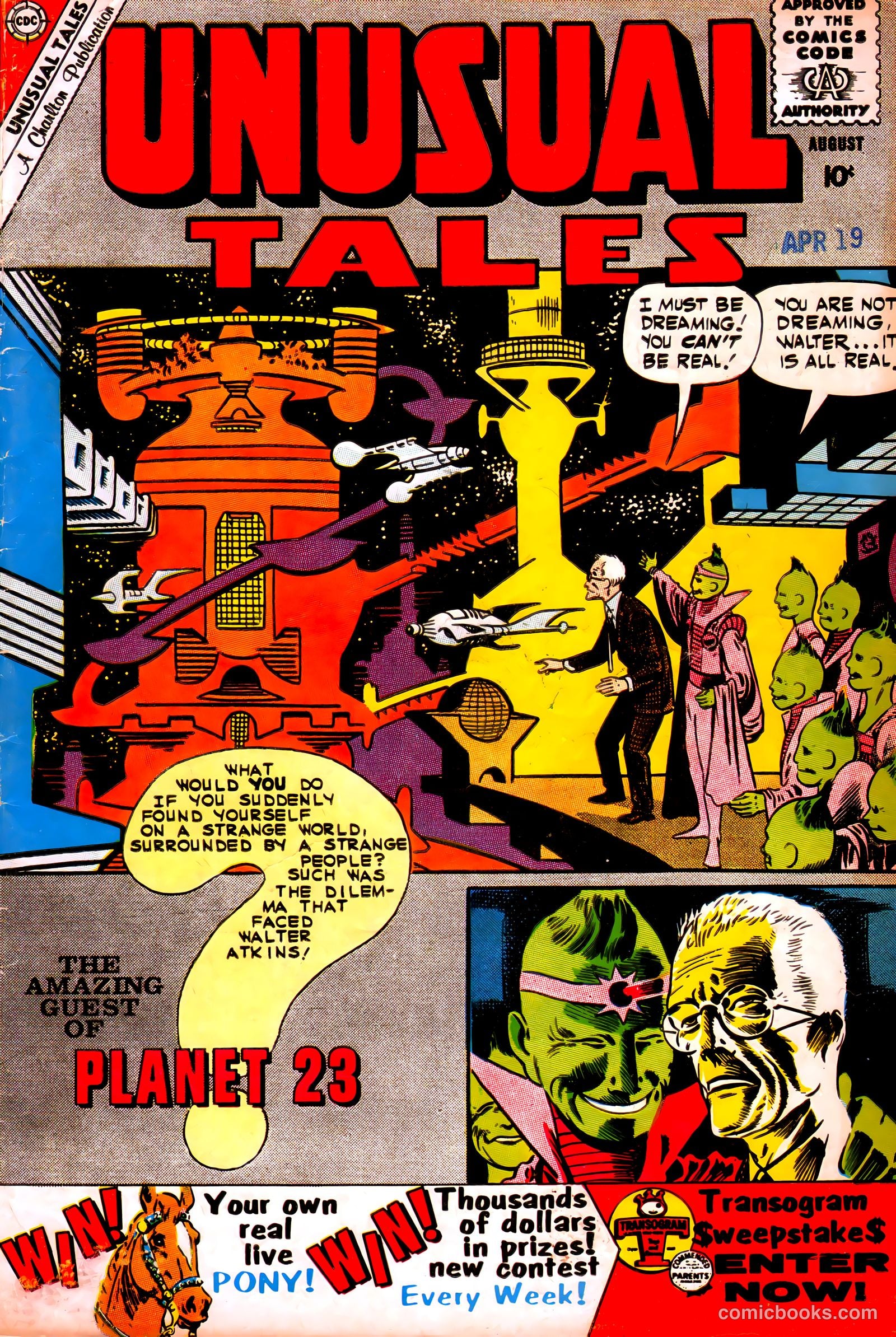 Unusual Tales #23 cover