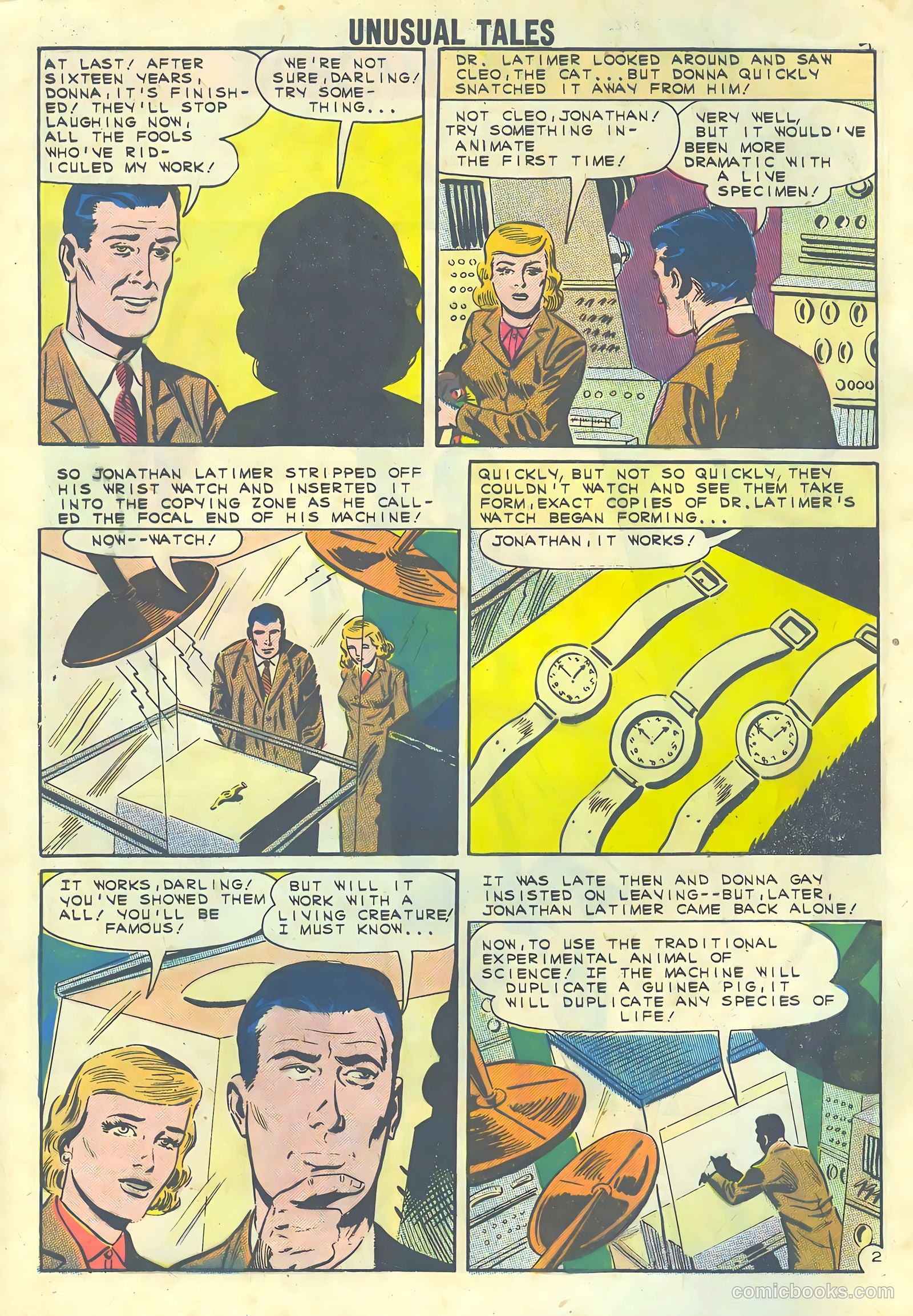 Unusual Tales #32 (1962) — page 4