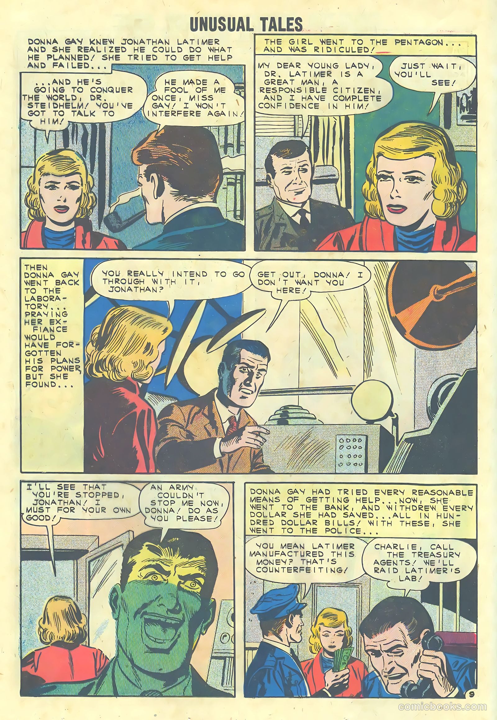 Unusual Tales #32 (1962) — page 12