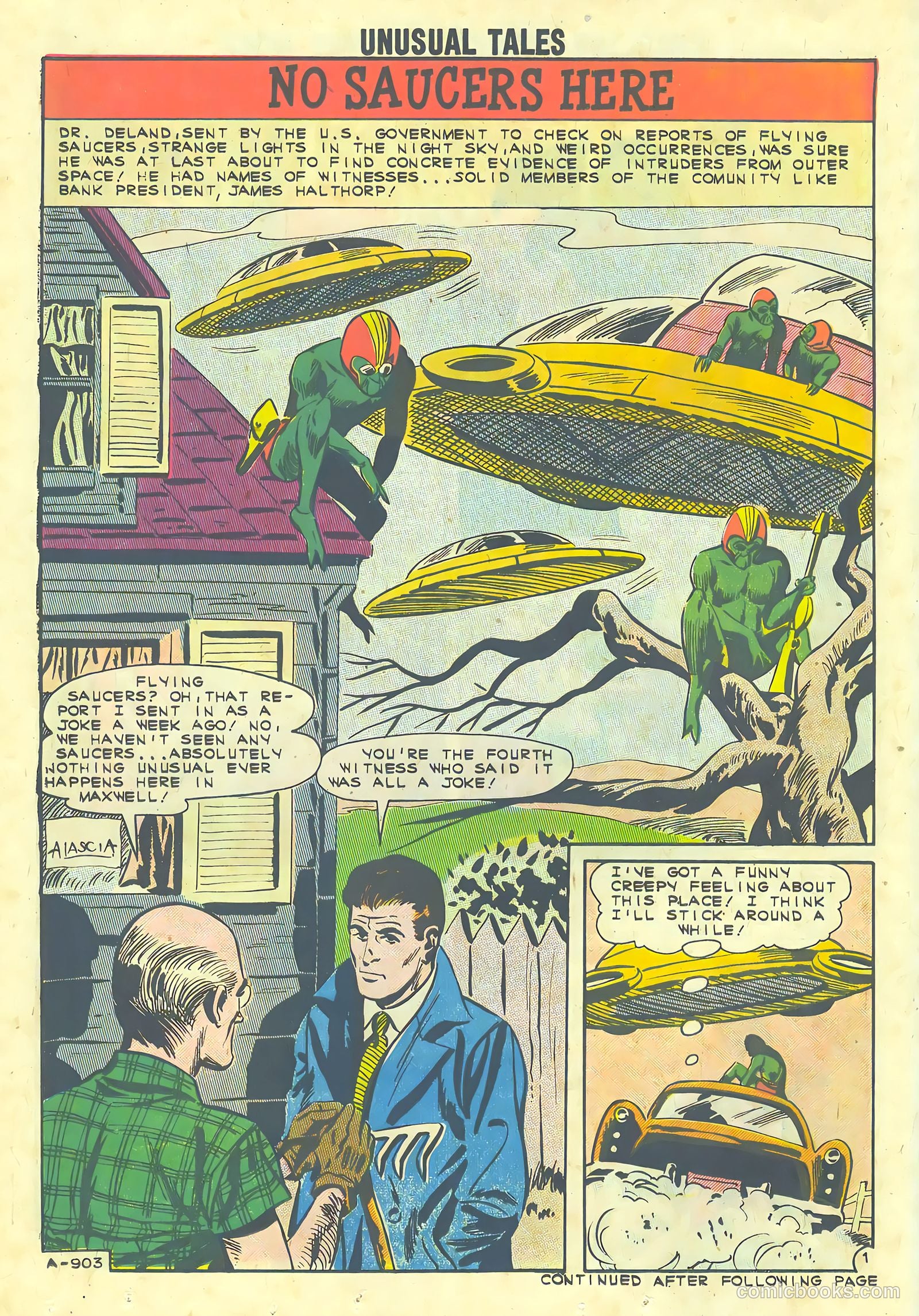 Unusual Tales #32 (1962) — page 14