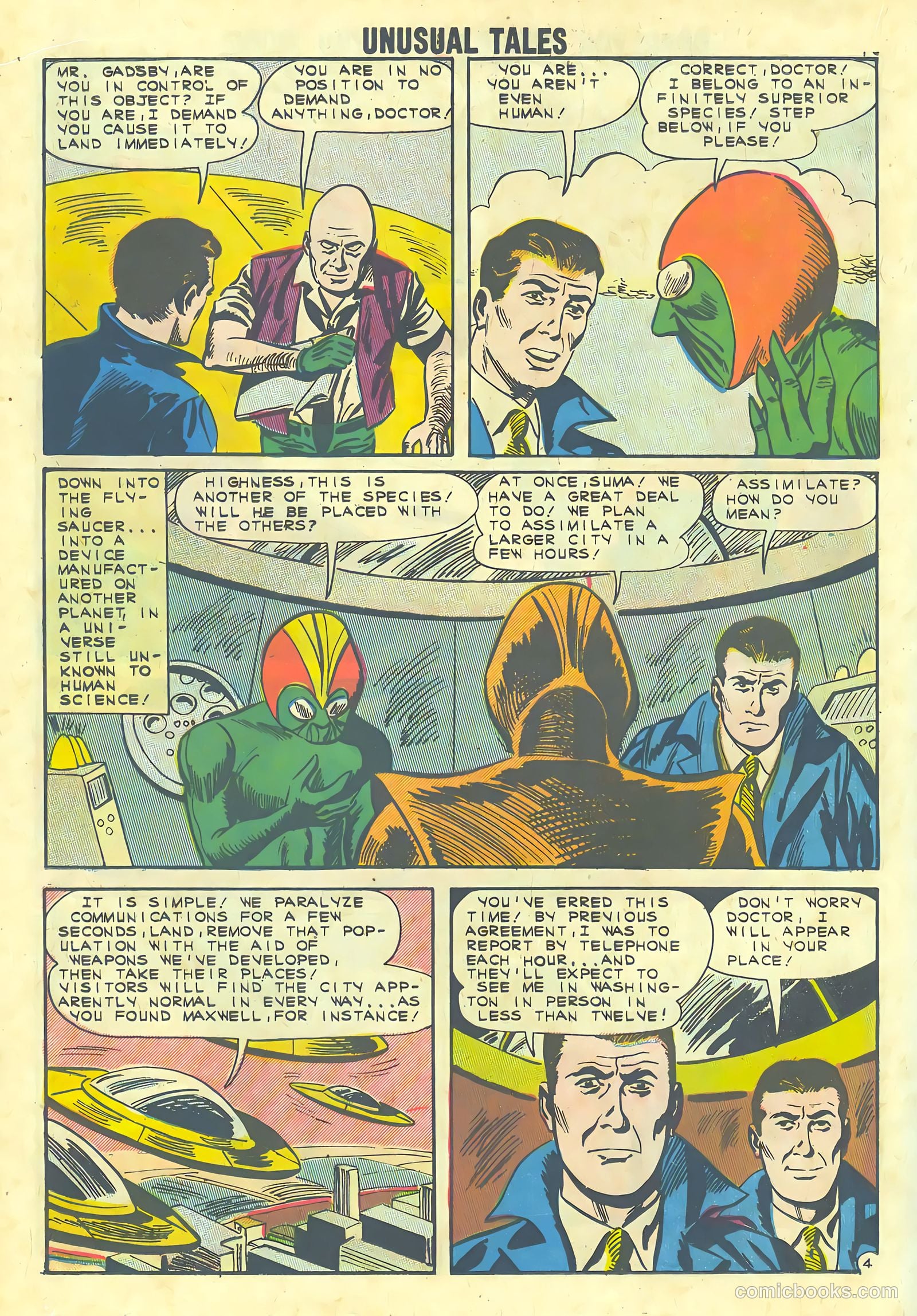 Unusual Tales #32 (1962) — page 18