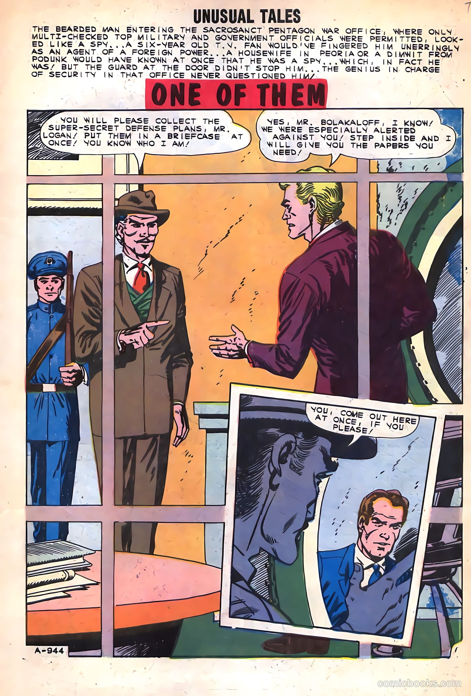 Unusual Tales #33 (1962) — page 3