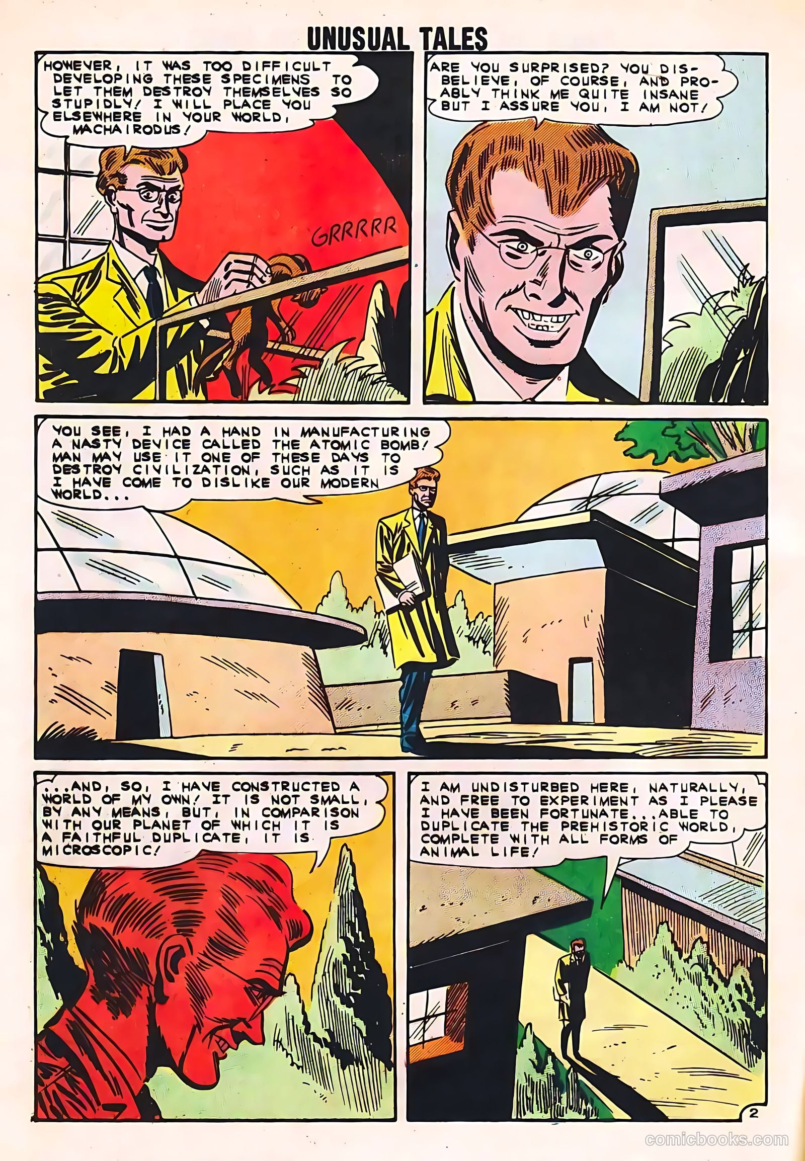 Unusual Tales #34 (1962) — page 4