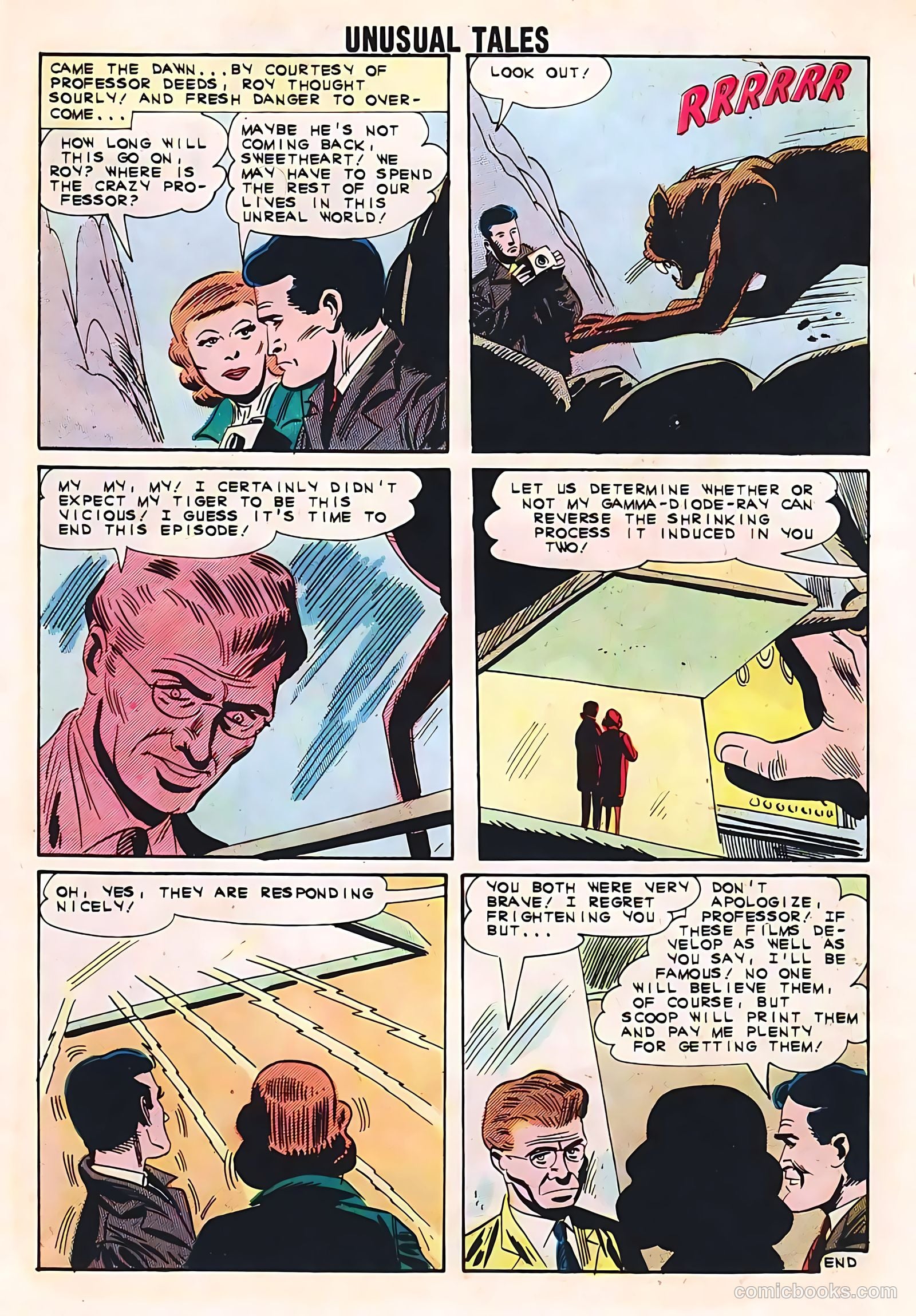 Unusual Tales #34 (1962) — page 10