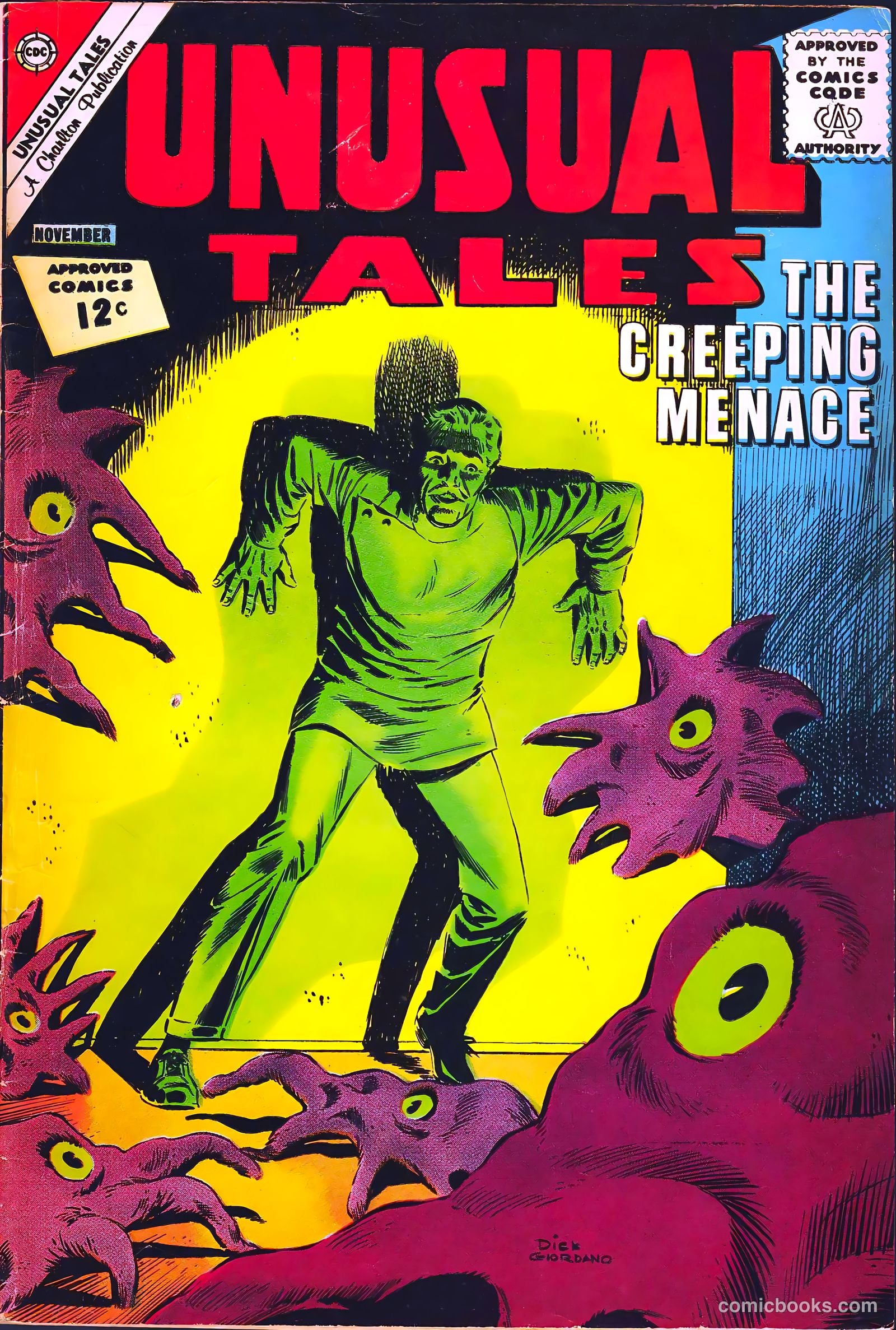 Unusual Tales #36 cover