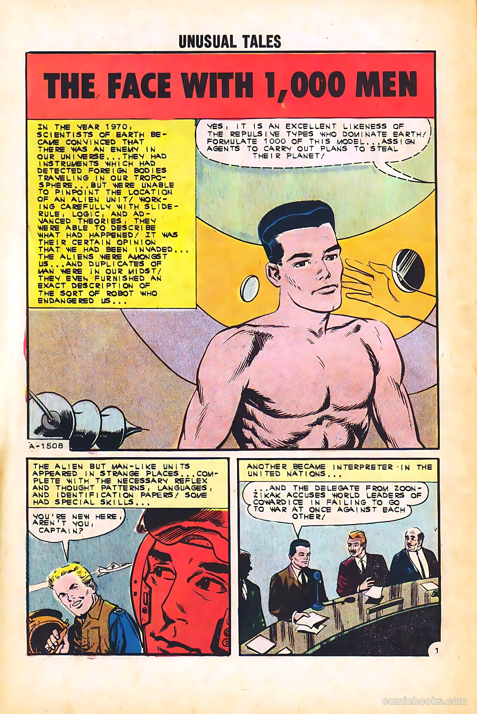 Unusual Tales #36 (1962) — page 10